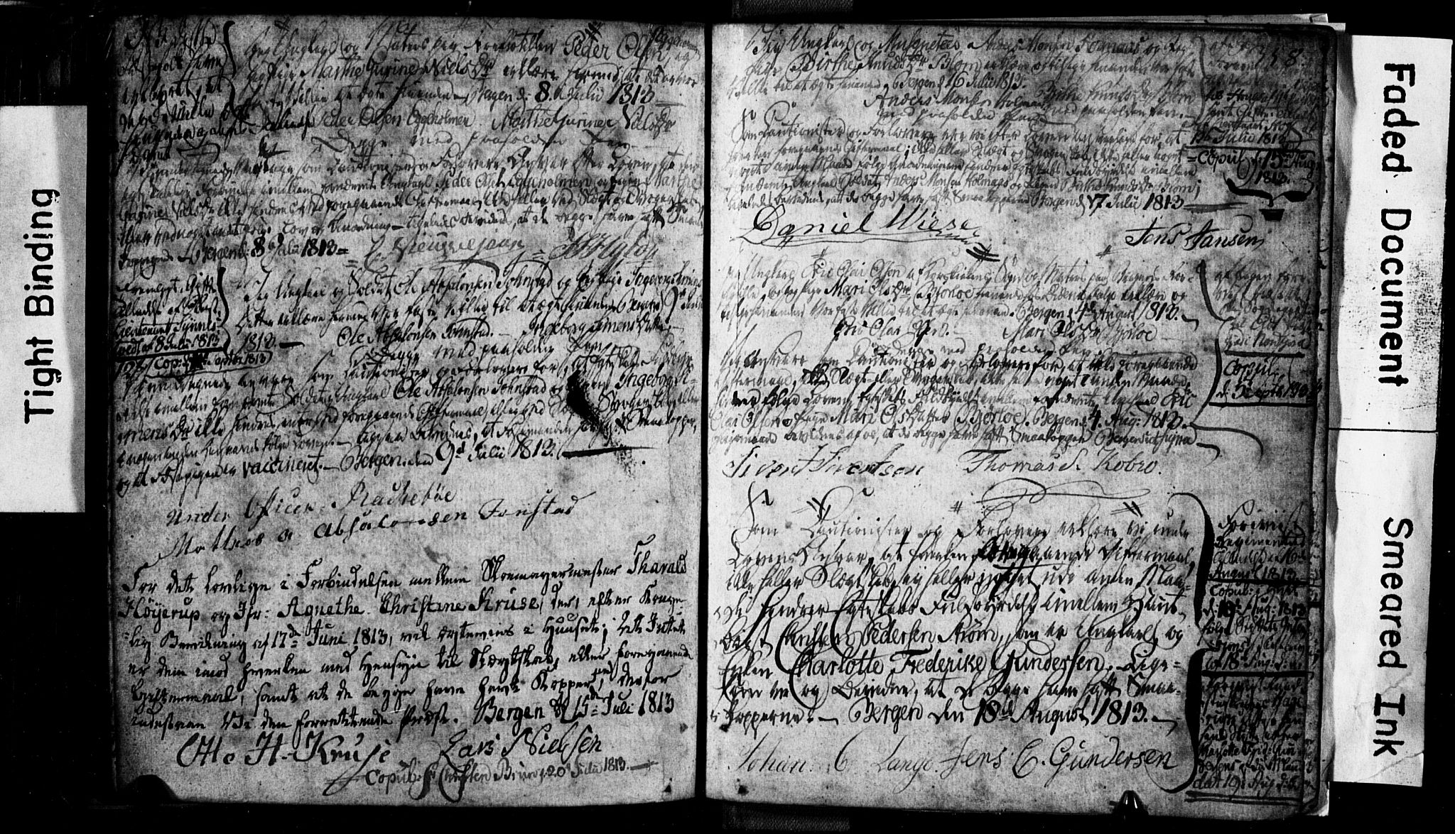 Korskirken sokneprestembete, AV/SAB-A-76101: Best man's statements no. II.5.1, 1776-1816, p. 358