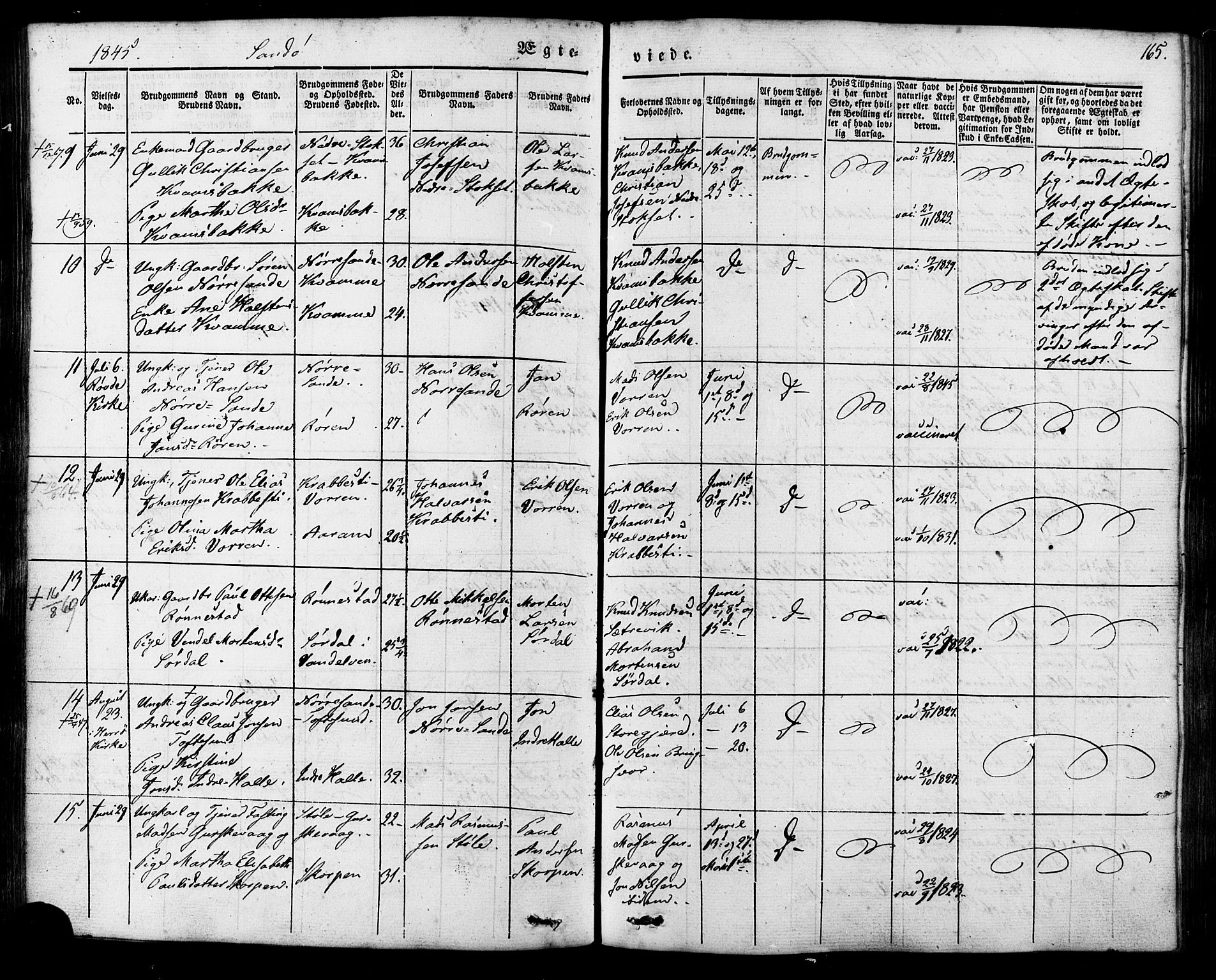 Ministerialprotokoller, klokkerbøker og fødselsregistre - Møre og Romsdal, AV/SAT-A-1454/503/L0034: Parish register (official) no. 503A02, 1841-1884, p. 165