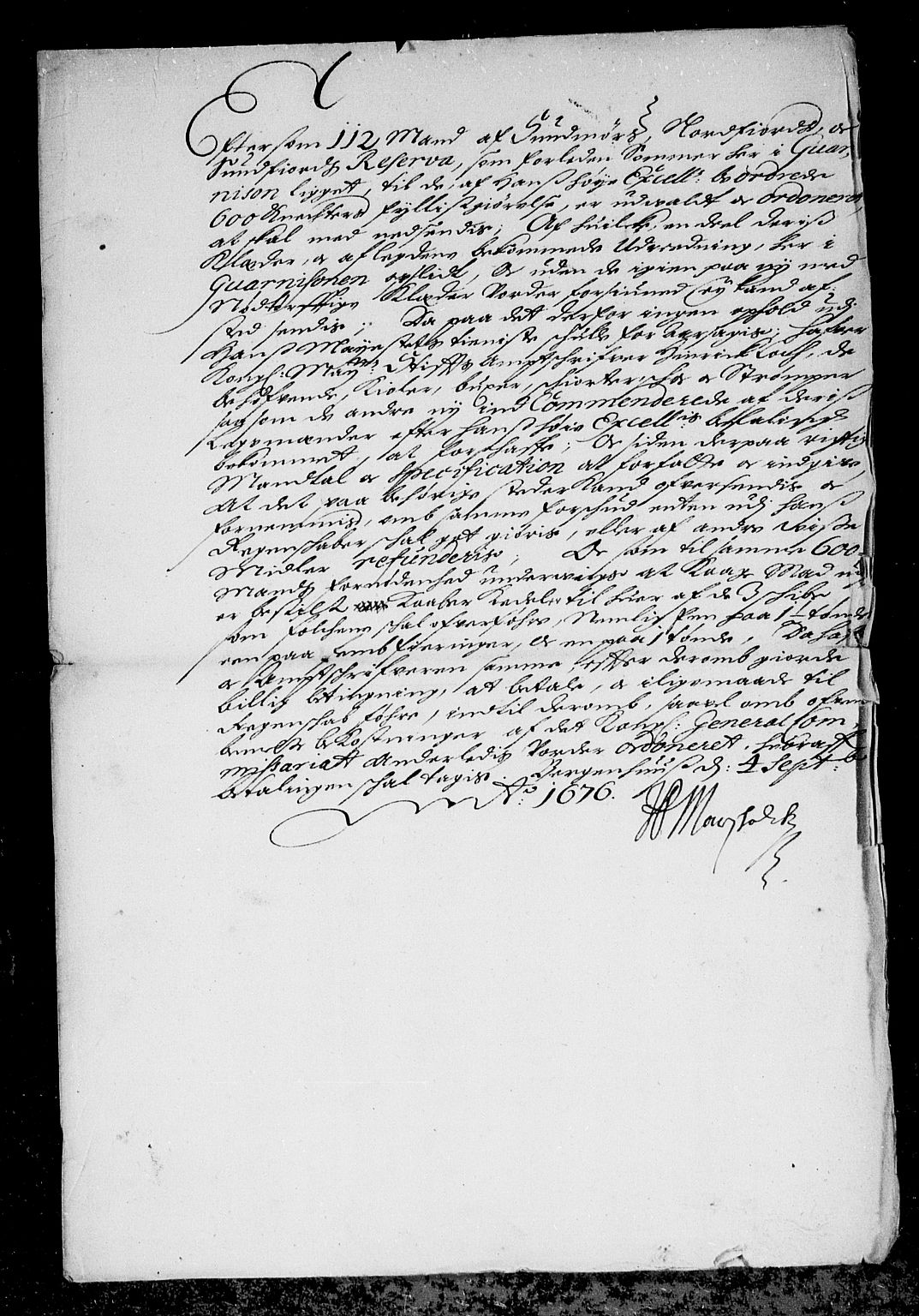 Rentekammeret inntil 1814, Reviderte regnskaper, Stiftamtstueregnskaper, Bergen stiftamt, AV/RA-EA-6043/R/Rc/L0045: Bergen stiftamt, 1676