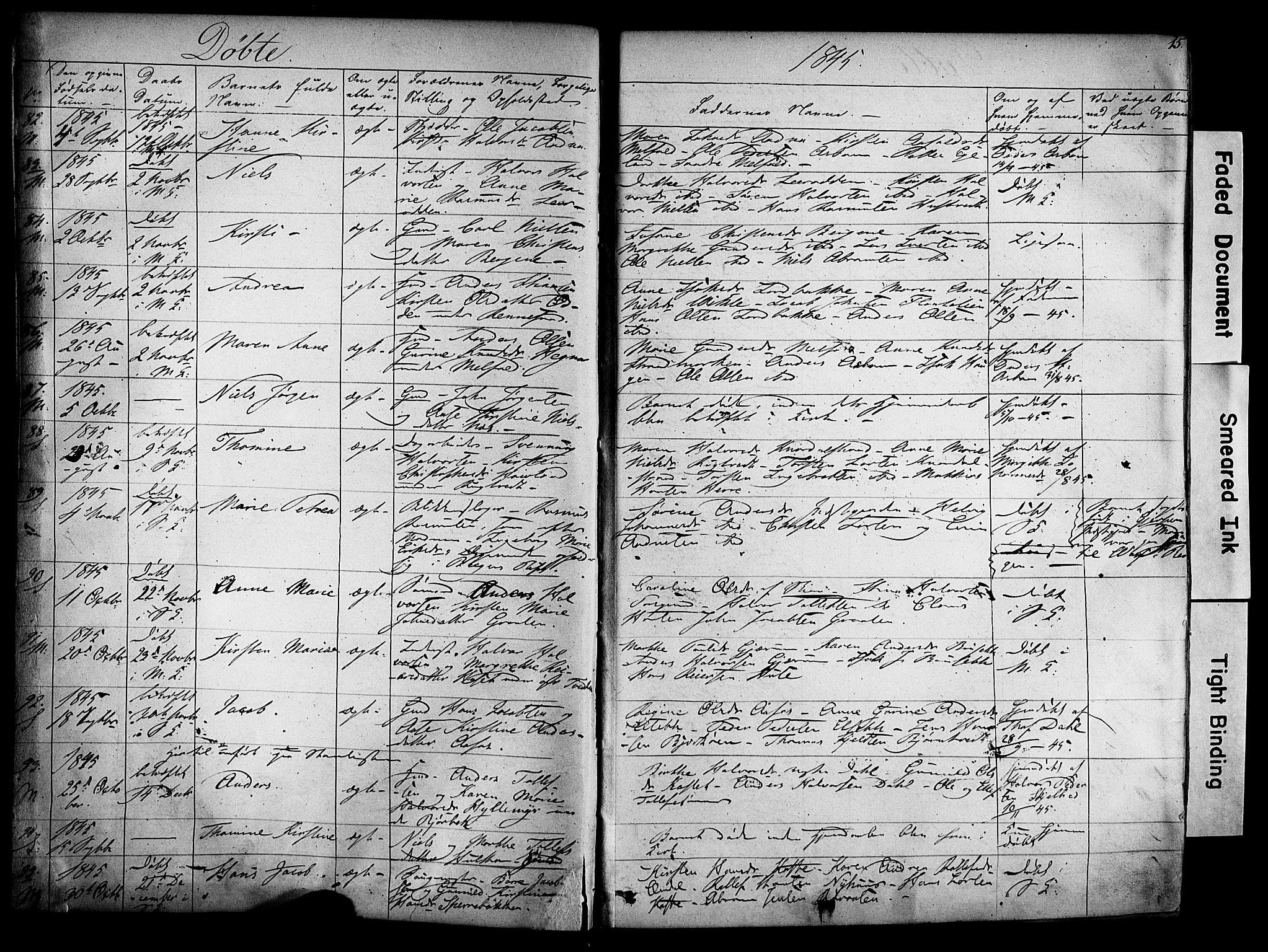 Solum kirkebøker, AV/SAKO-A-306/F/Fa/L0006: Parish register (official) no. I 6, 1844-1855, p. 15