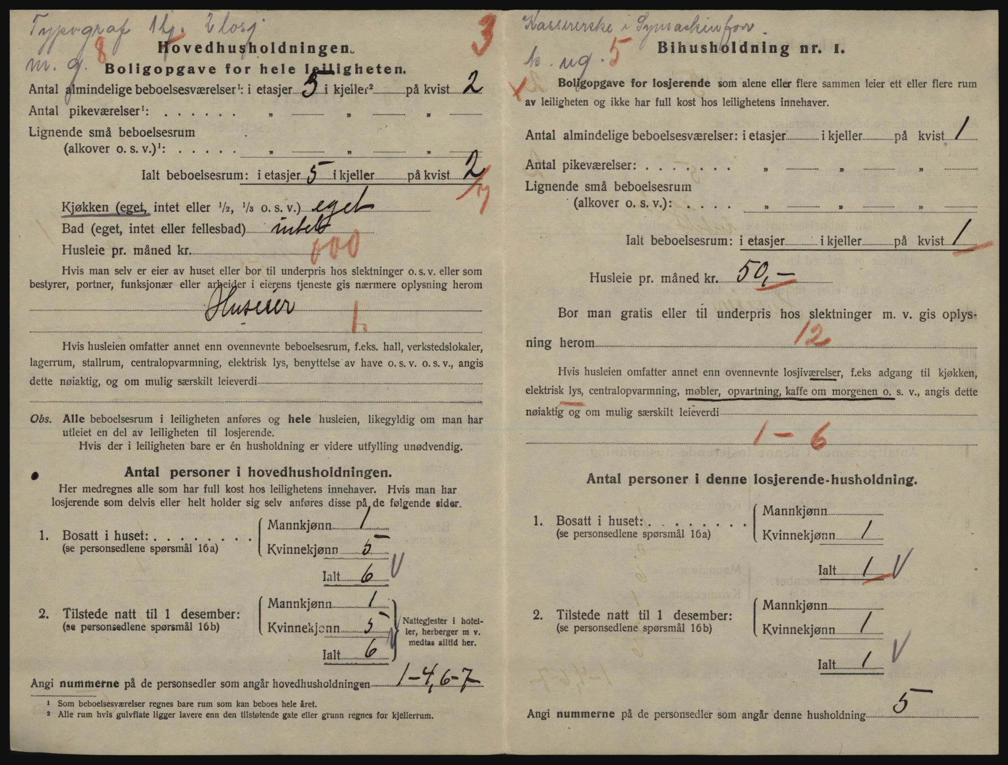 SATØ, 1920 census for Tromsø, 1920, p. 5142