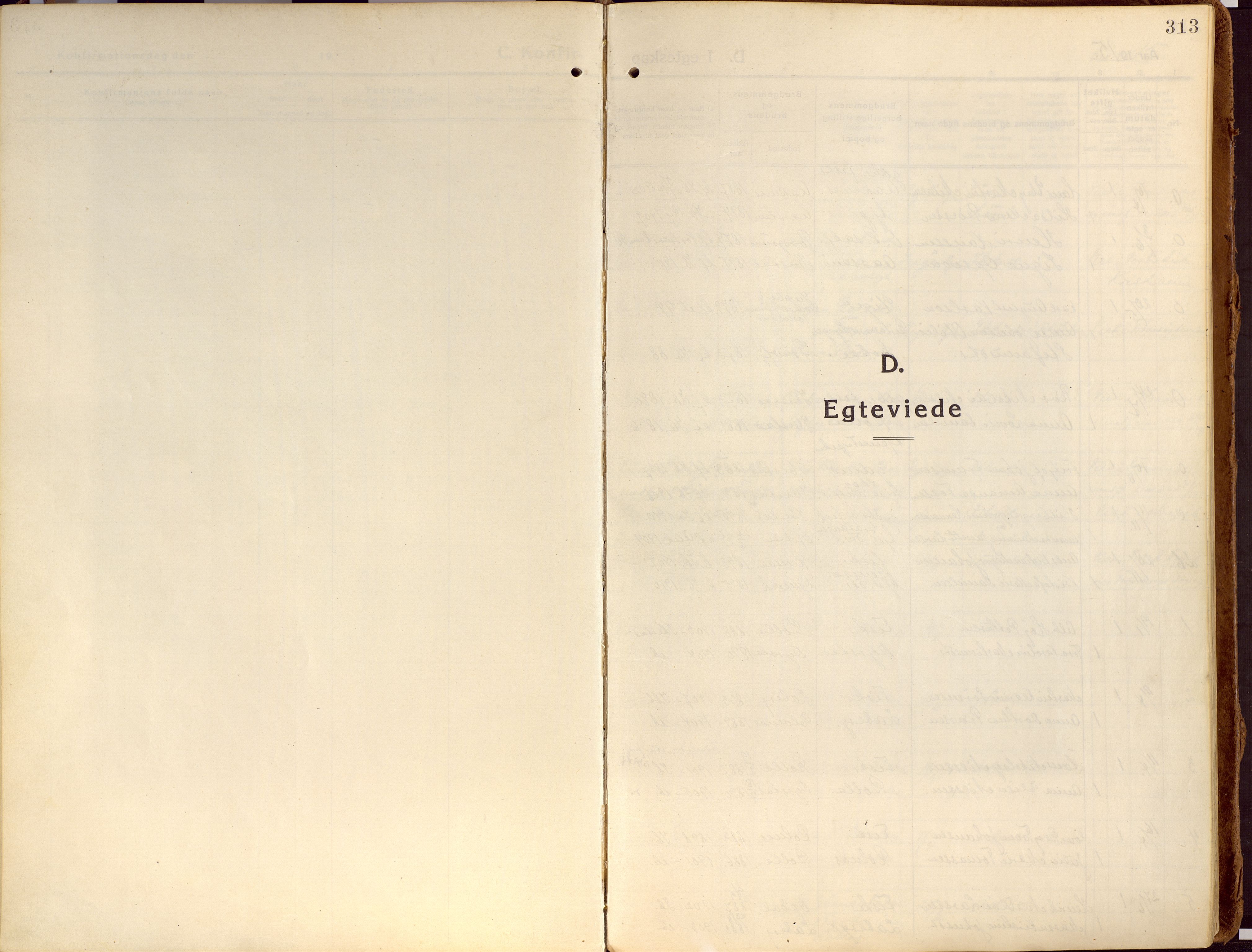 Ibestad sokneprestembete, SATØ/S-0077/H/Ha/Haa/L0018kirke: Parish register (official) no. 18, 1915-1929, p. 313