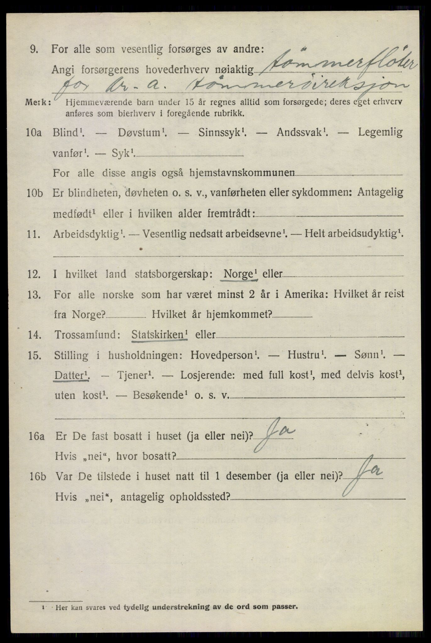 SAO, 1920 census for Sørum, 1920, p. 3790