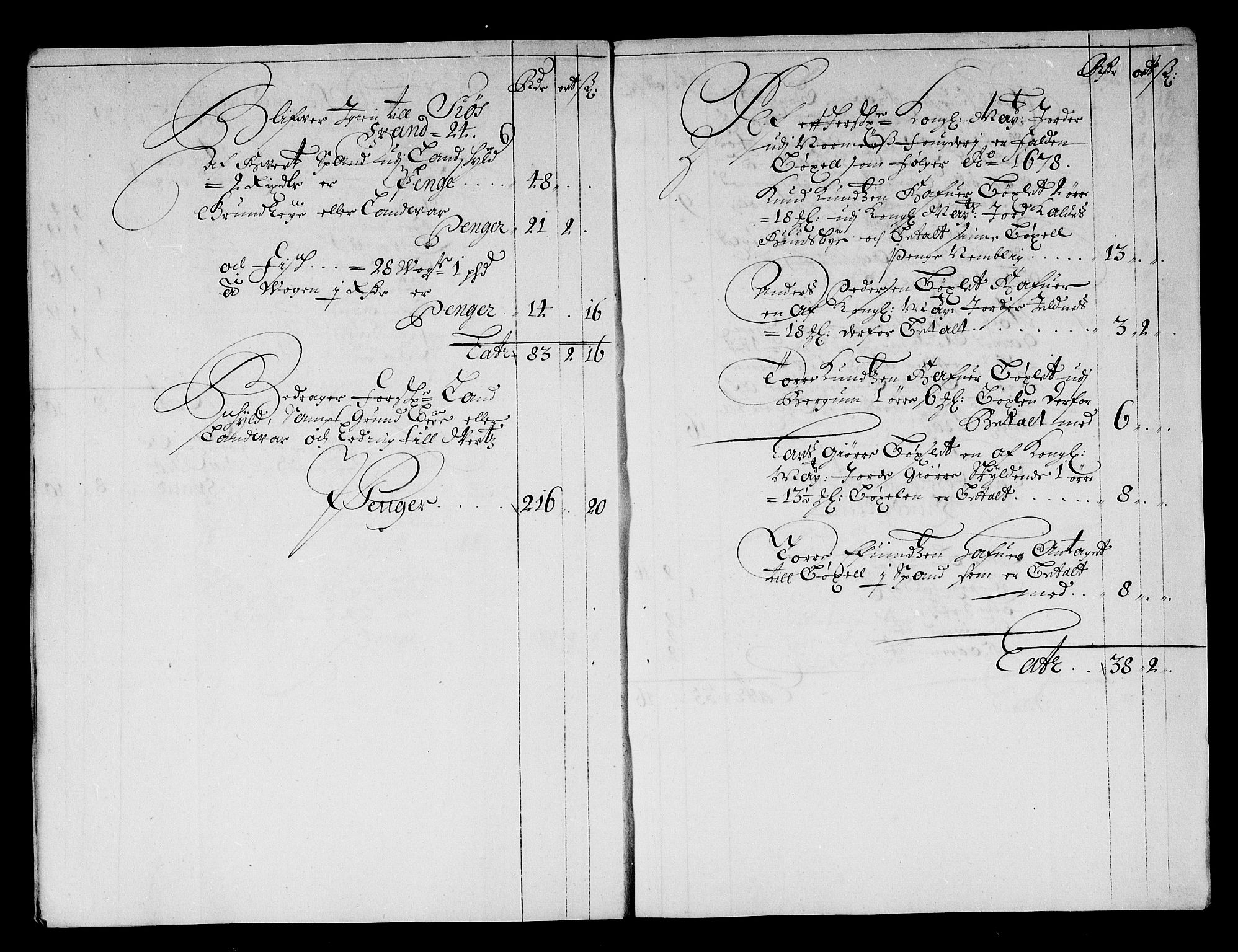 Rentekammeret inntil 1814, Reviderte regnskaper, Stiftamtstueregnskaper, Trondheim stiftamt og Nordland amt, AV/RA-EA-6044/R/Re/L0052: Trondheim stiftamt og Nordland amt, 1678