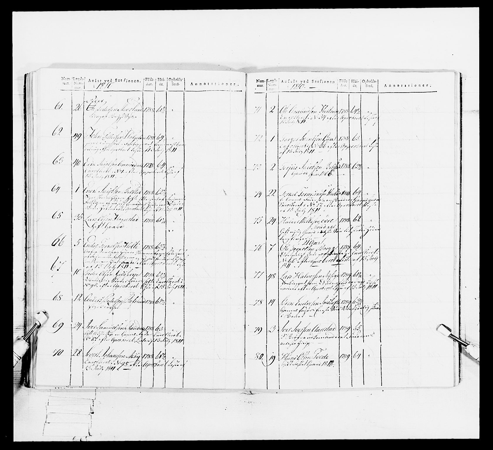 Generalitets- og kommissariatskollegiet, Det kongelige norske kommissariatskollegium, AV/RA-EA-5420/E/Eh/L0113: Vesterlenske nasjonale infanteriregiment, 1812, p. 359