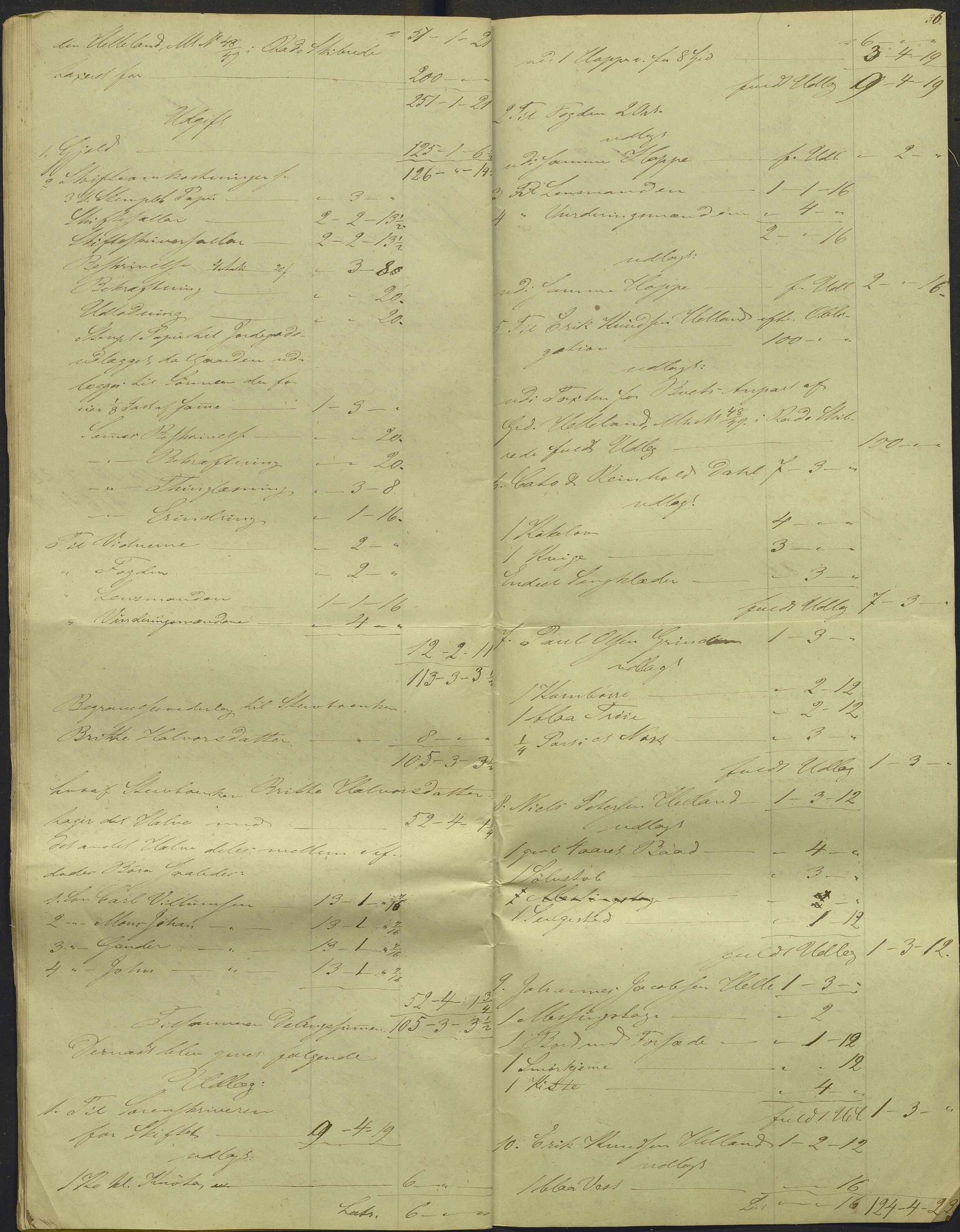 Nordhordland sorenskrivar, AV/SAB-A-2901/1/H/Hd/Hdb/L0001: Konsept til utlodningar, 1850-1852, p. 42