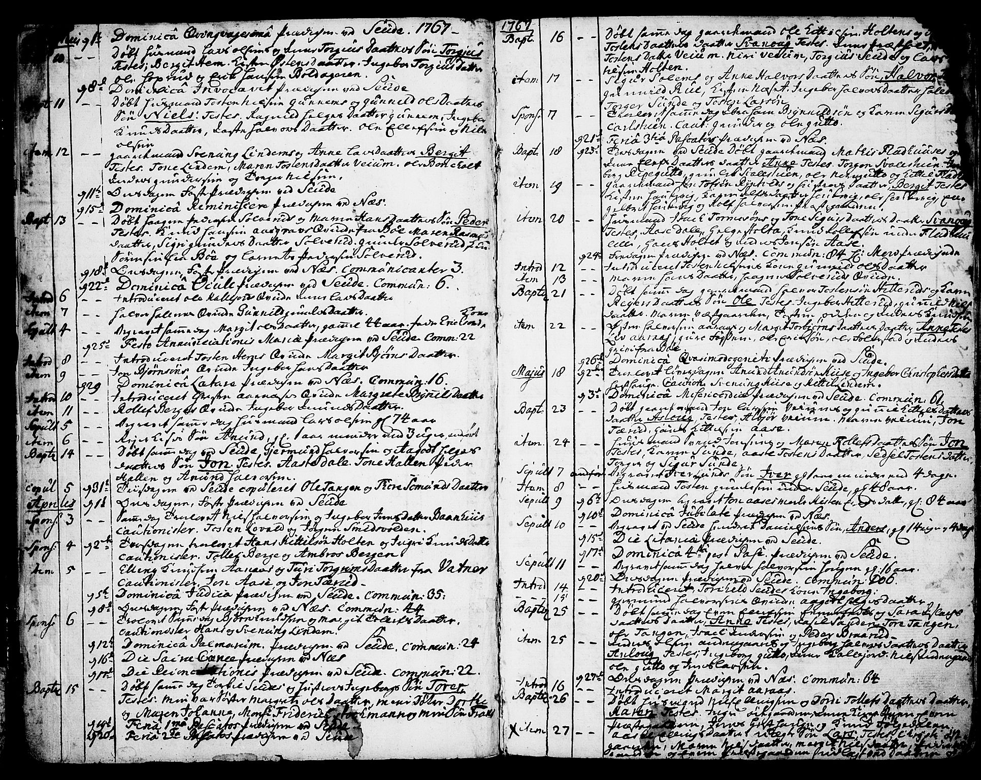 Sauherad kirkebøker, AV/SAKO-A-298/F/Fa/L0004: Parish register (official) no. I 4, 1767-1814
