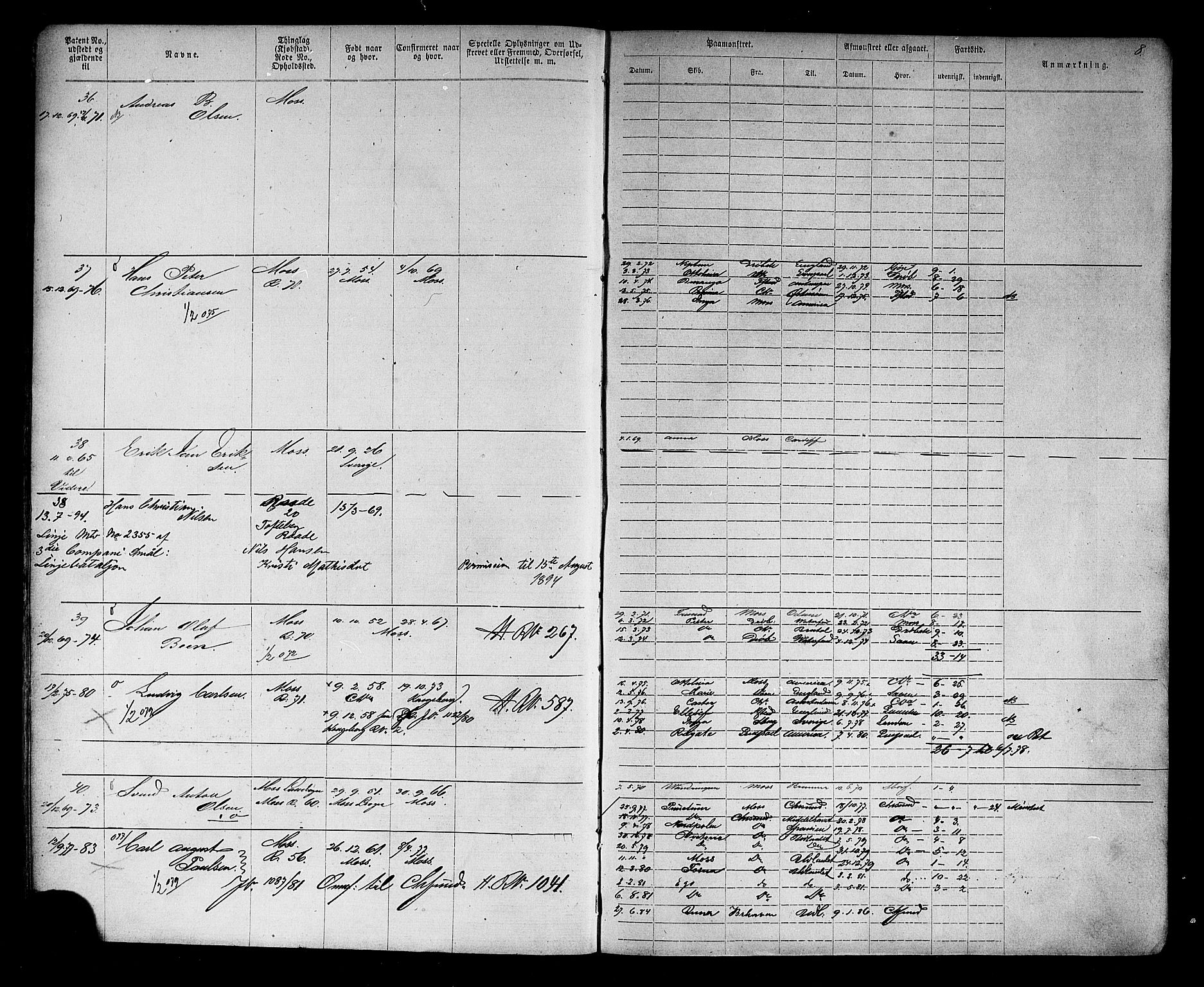 Moss mønstringskontor, AV/SAO-A-10569d/F/Fc/Fca/L0002: Annotasjonsrulle, 1868-1892, p. 10