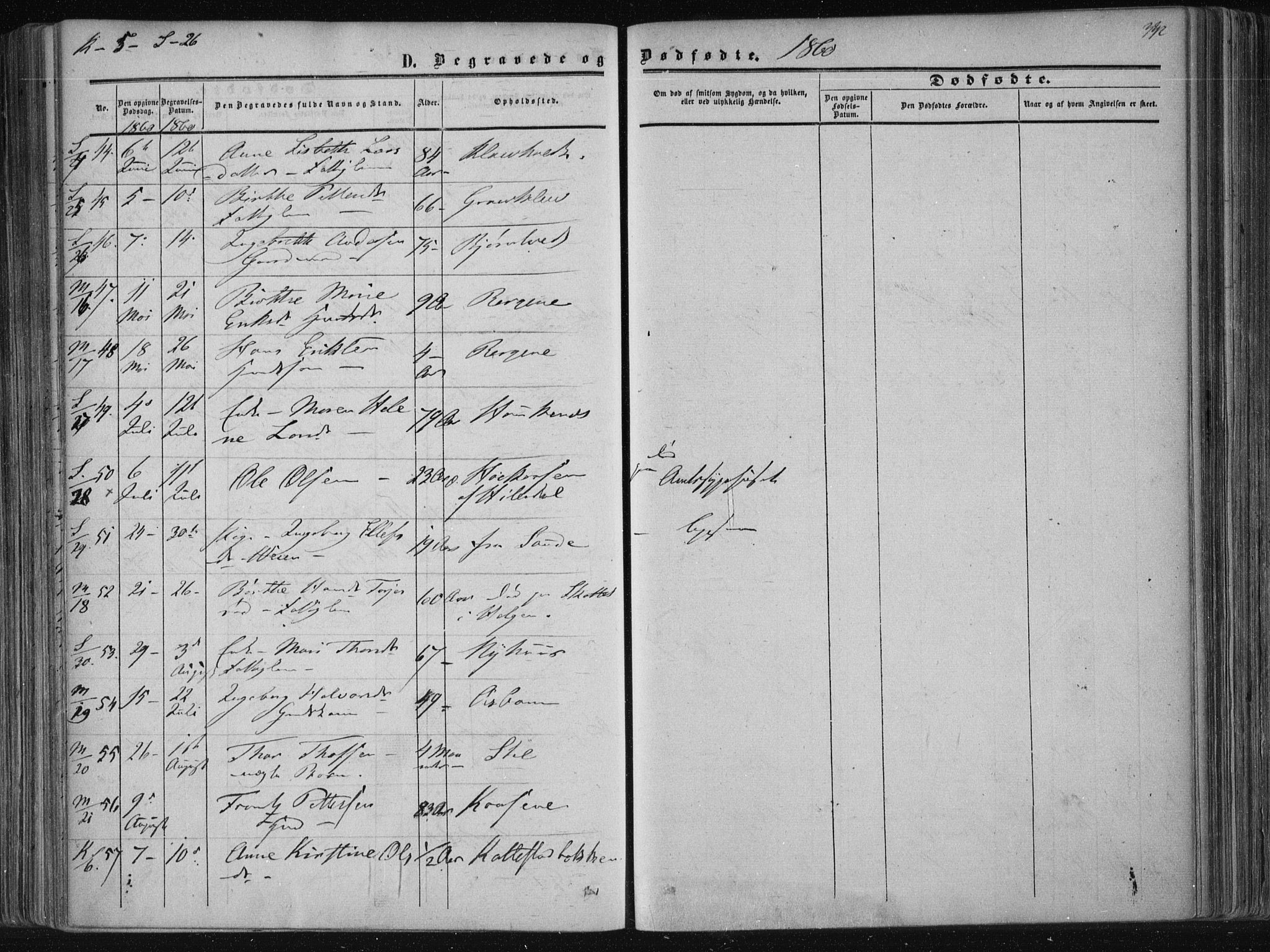 Solum kirkebøker, AV/SAKO-A-306/F/Fa/L0007: Parish register (official) no. I 7, 1856-1864, p. 342