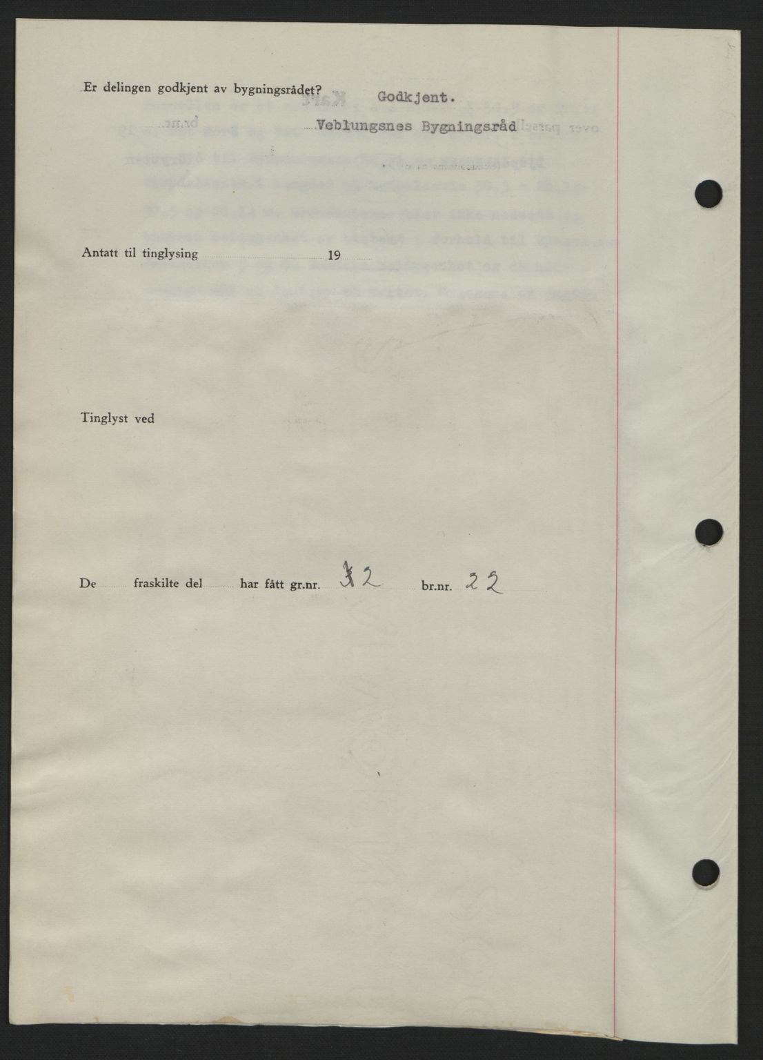 Romsdal sorenskriveri, AV/SAT-A-4149/1/2/2C: Mortgage book no. A11, 1941-1942, Diary no: : 1834/1941