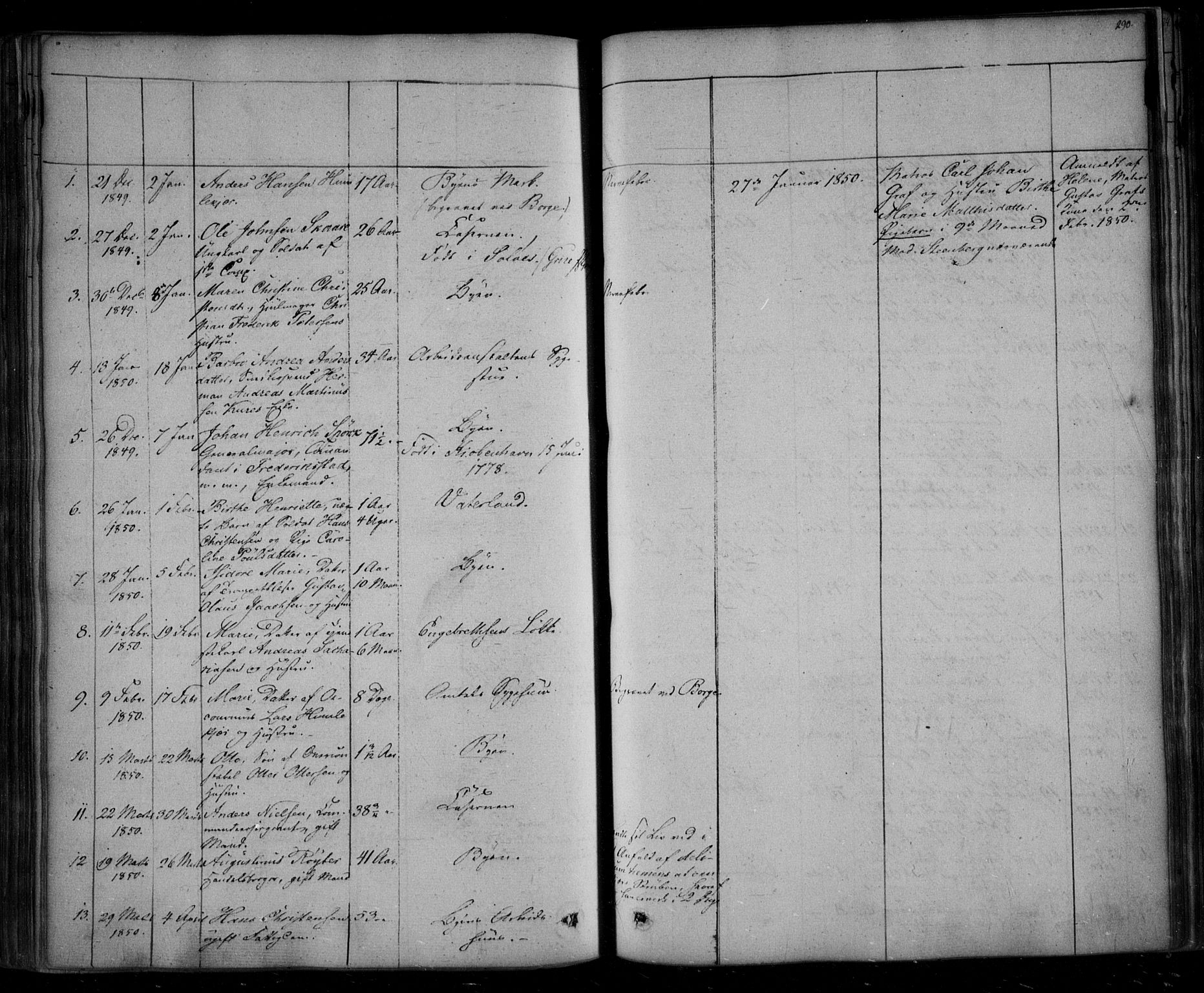 Fredrikstad prestekontor Kirkebøker, AV/SAO-A-11082/F/Fa/L0005: Parish register (official) no. 5, 1835-1856, p. 290