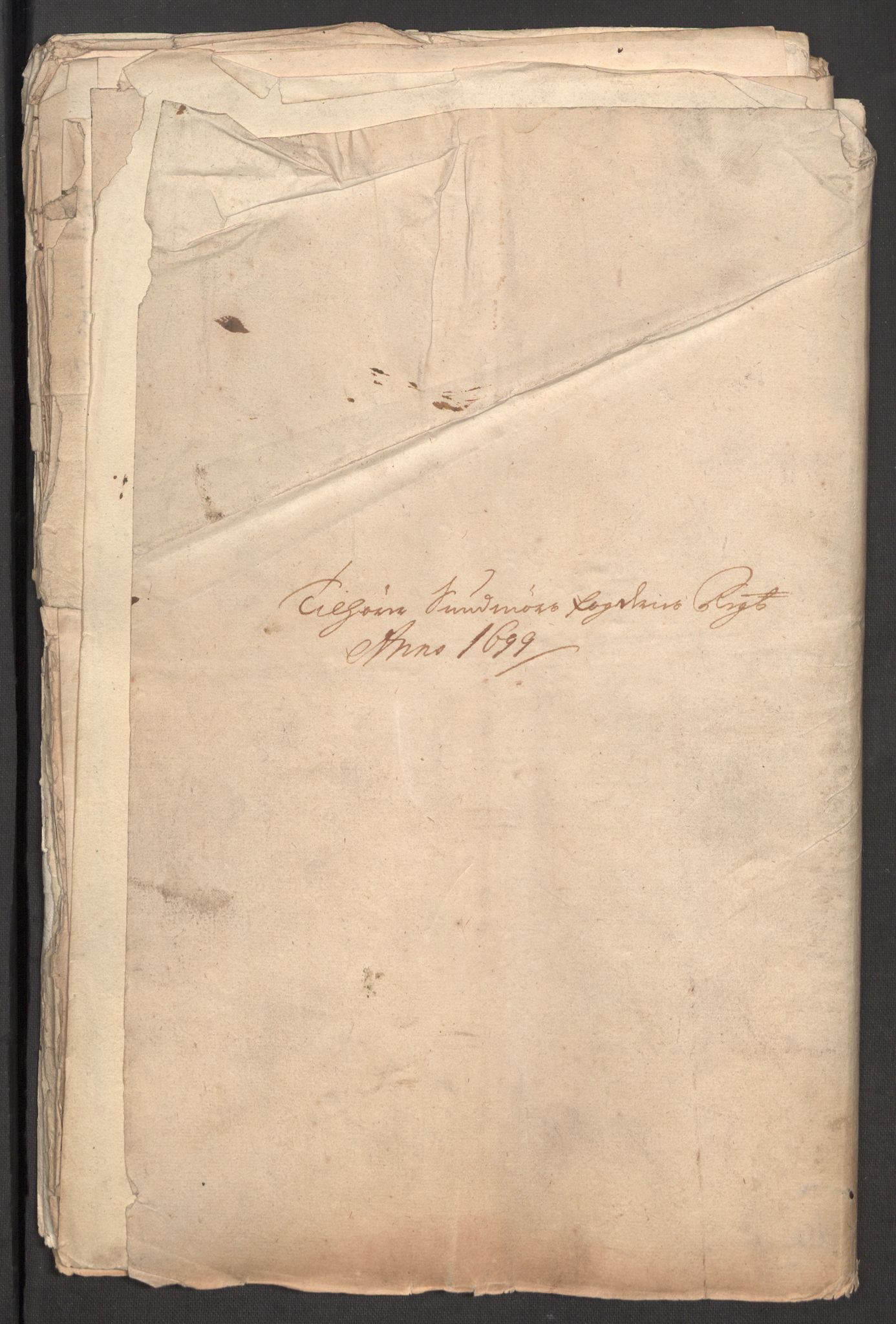Rentekammeret inntil 1814, Reviderte regnskaper, Fogderegnskap, RA/EA-4092/R54/L3557: Fogderegnskap Sunnmøre, 1699, p. 293
