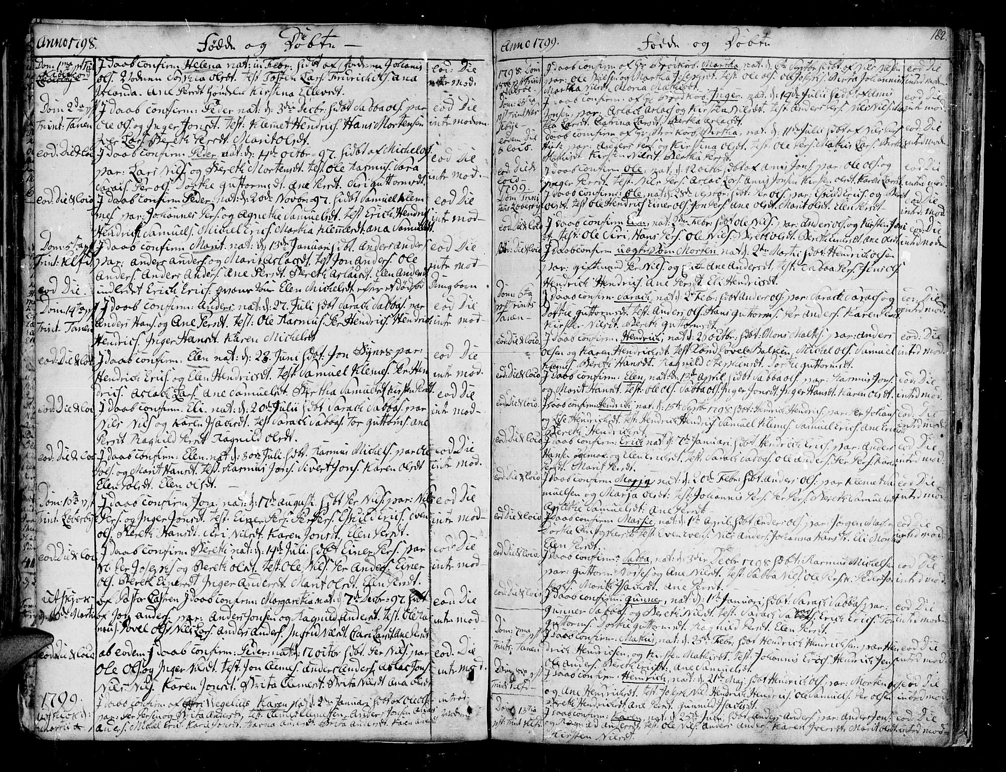 Lebesby sokneprestkontor, SATØ/S-1353/H/Ha/L0001kirke: Parish register (official) no. 1, 1751-1816, p. 182