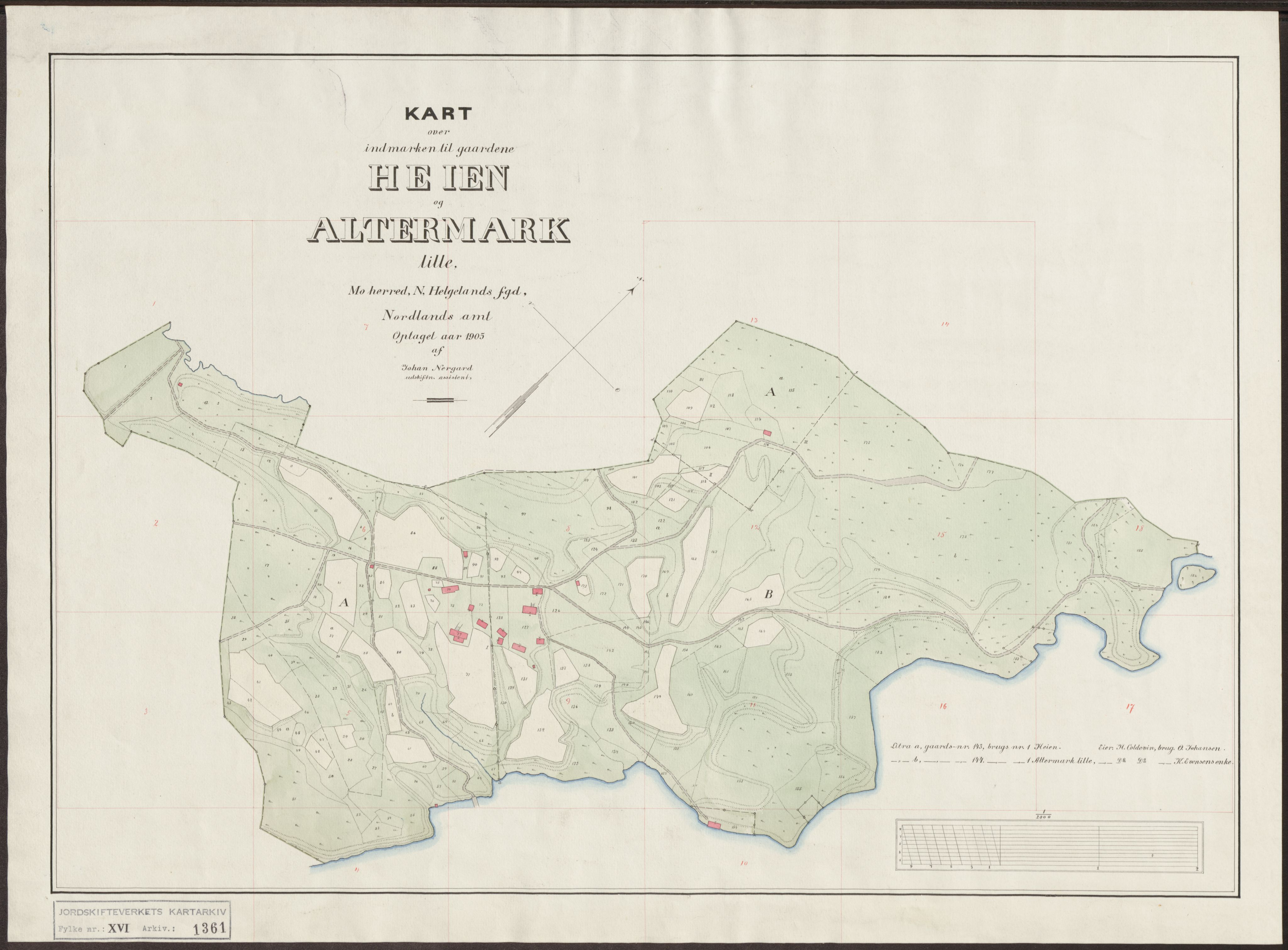 Jordskifteverkets kartarkiv, AV/RA-S-3929/T, 1859-1988, p. 1540