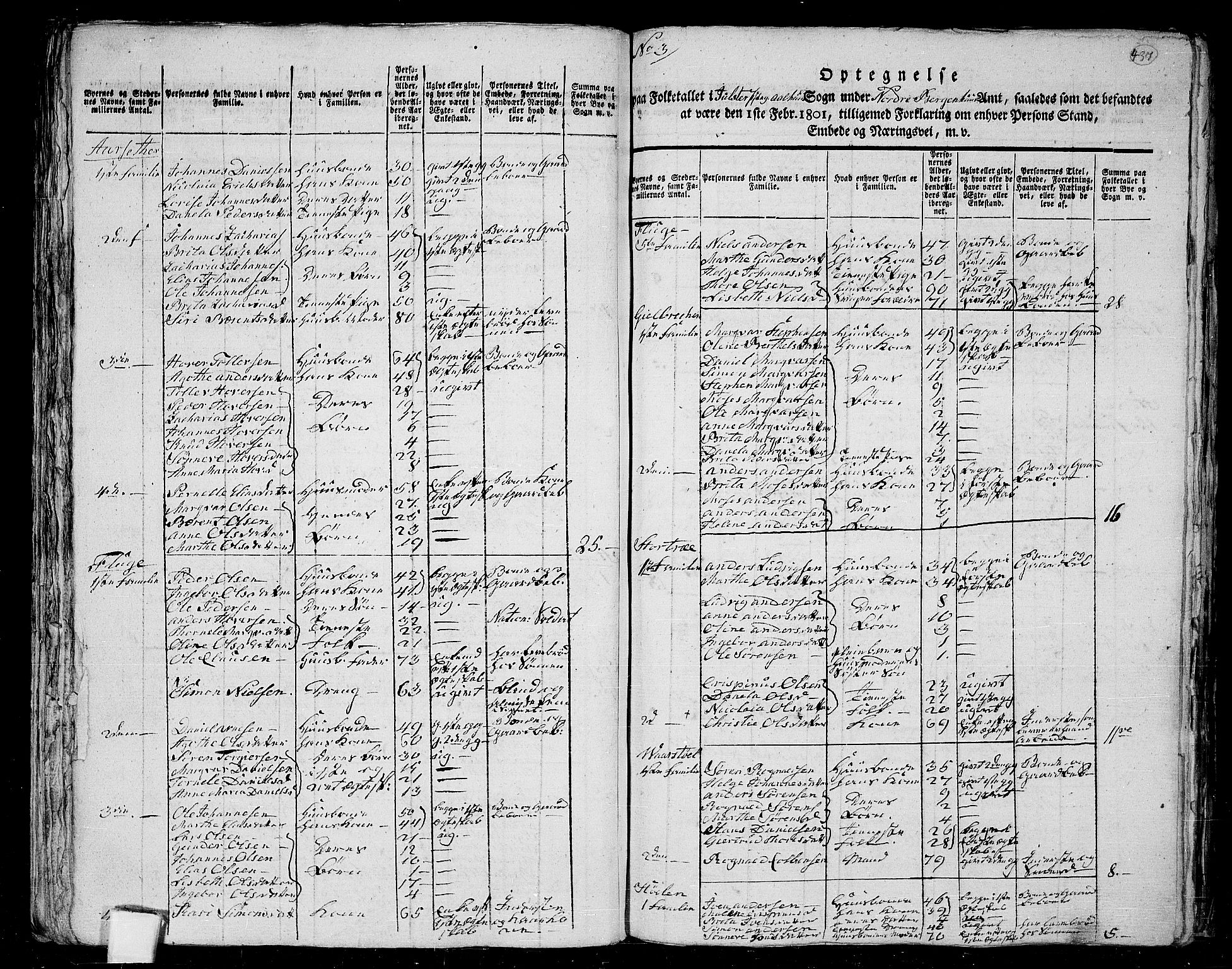 RA, 1801 census for 1431P Jølster, 1801, p. 436b-437a