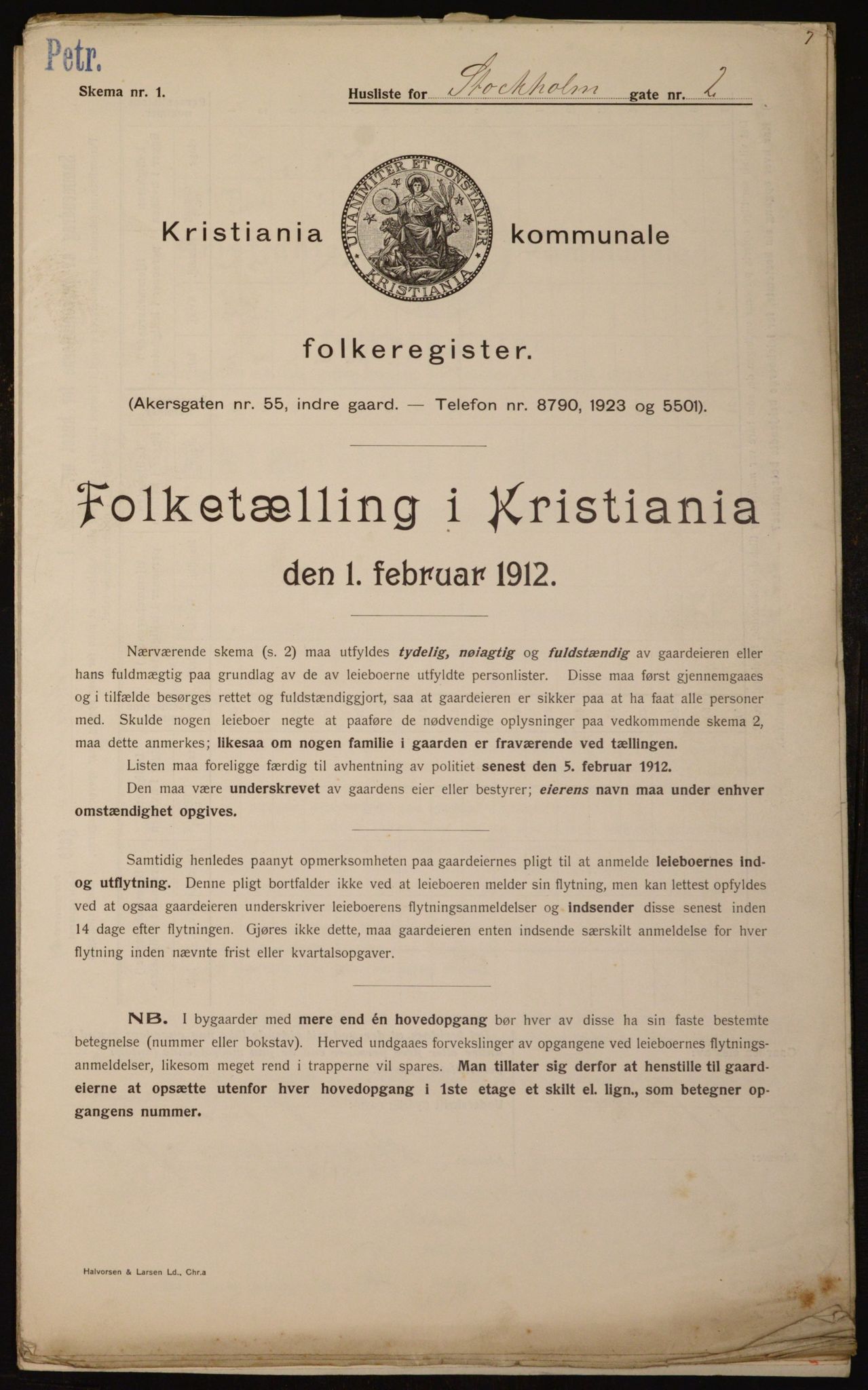 OBA, Municipal Census 1912 for Kristiania, 1912, p. 102414
