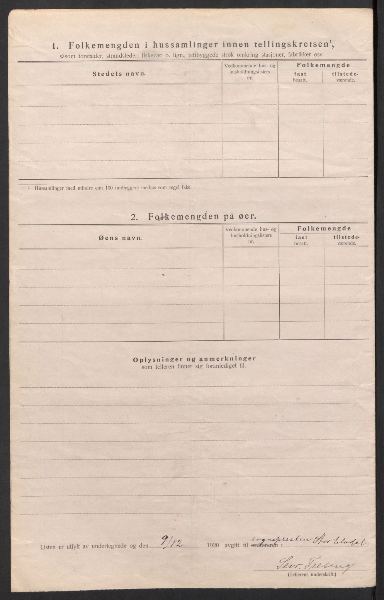 SAH, 1920 census for Stor-Elvdal, 1920, p. 23