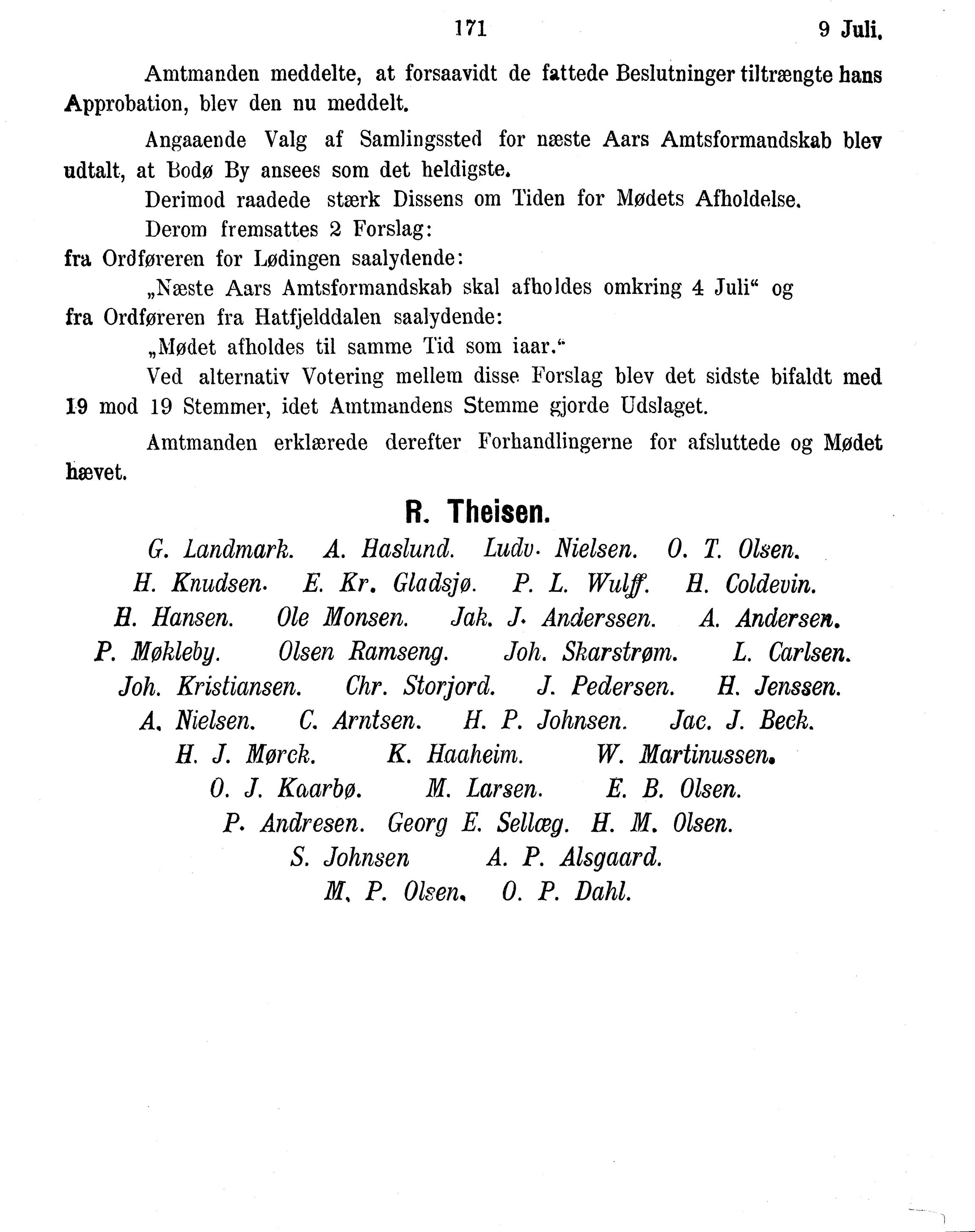 Nordland Fylkeskommune. Fylkestinget, AIN/NFK-17/176/A/Ac/L0016: Fylkestingsforhandlinger 1891-1893, 1891-1893