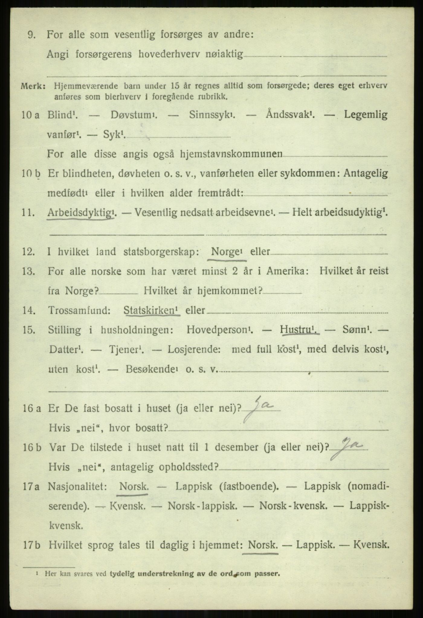 SATØ, 1920 census for Lenvik, 1920, p. 12779