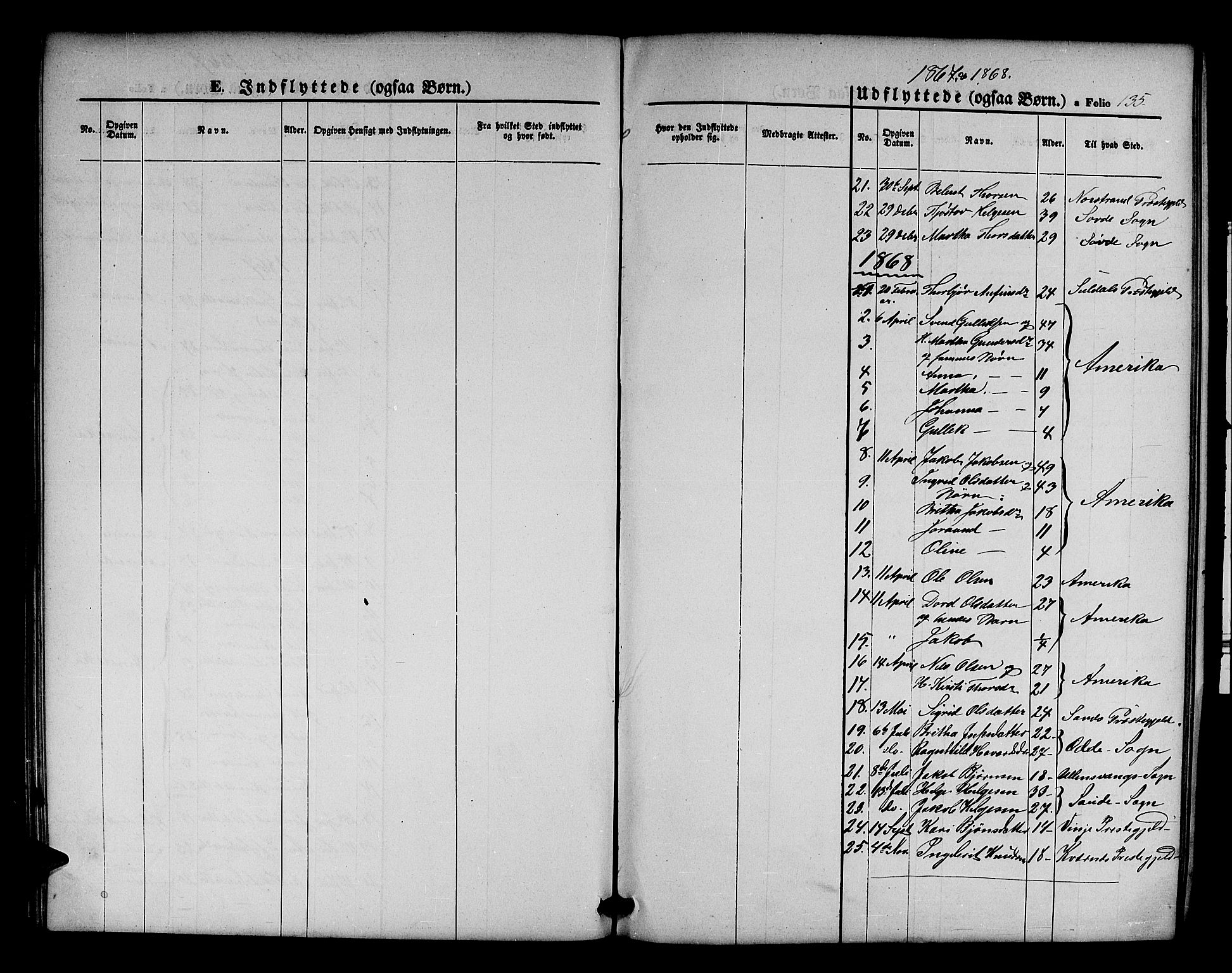 Røldal sokneprestembete, SAB/A-100247: Parish register (copy) no. A 2, 1861-1886, p. 135
