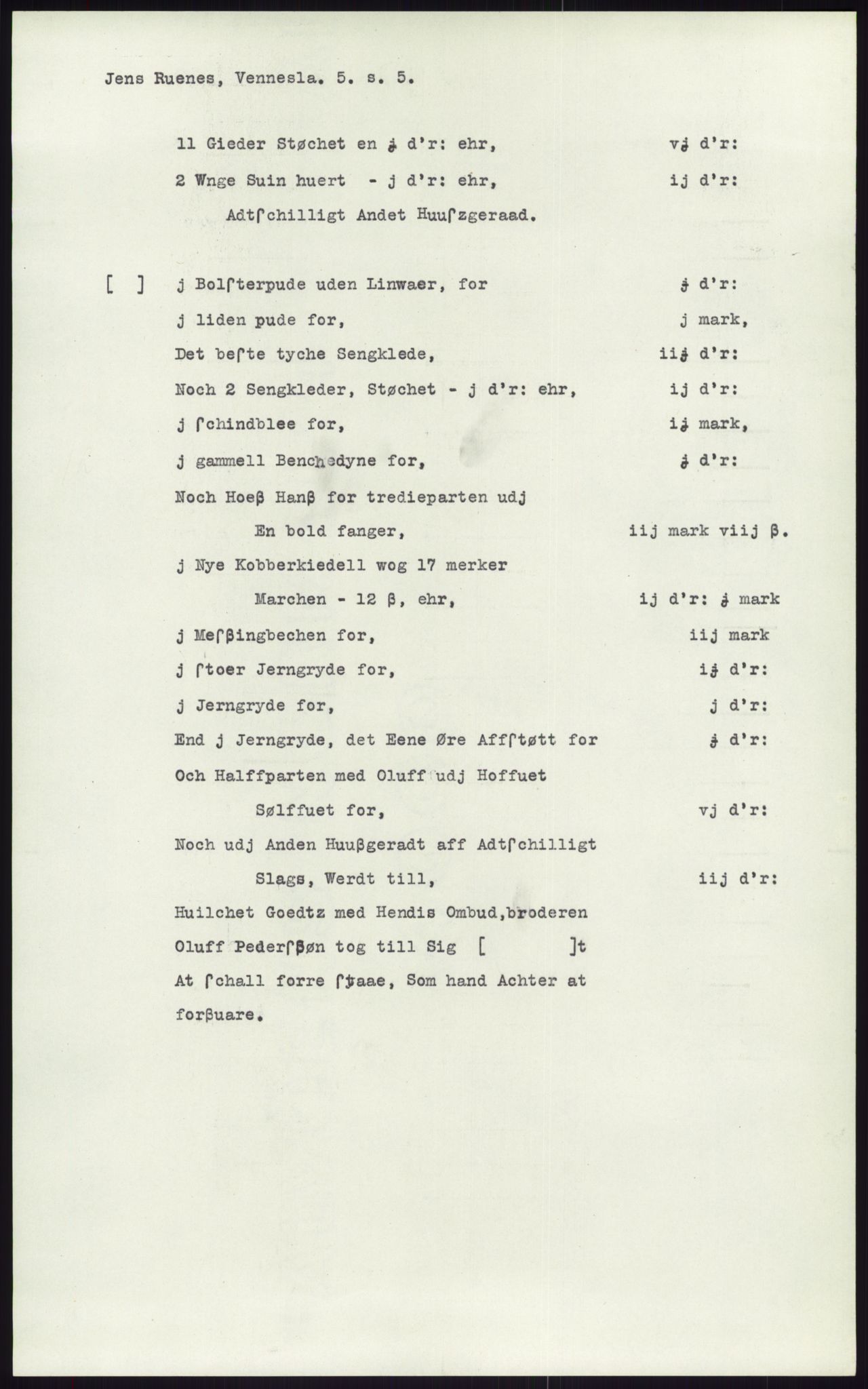 Samlinger til kildeutgivelse, Diplomavskriftsamlingen, AV/RA-EA-4053/H/Ha, p. 2485