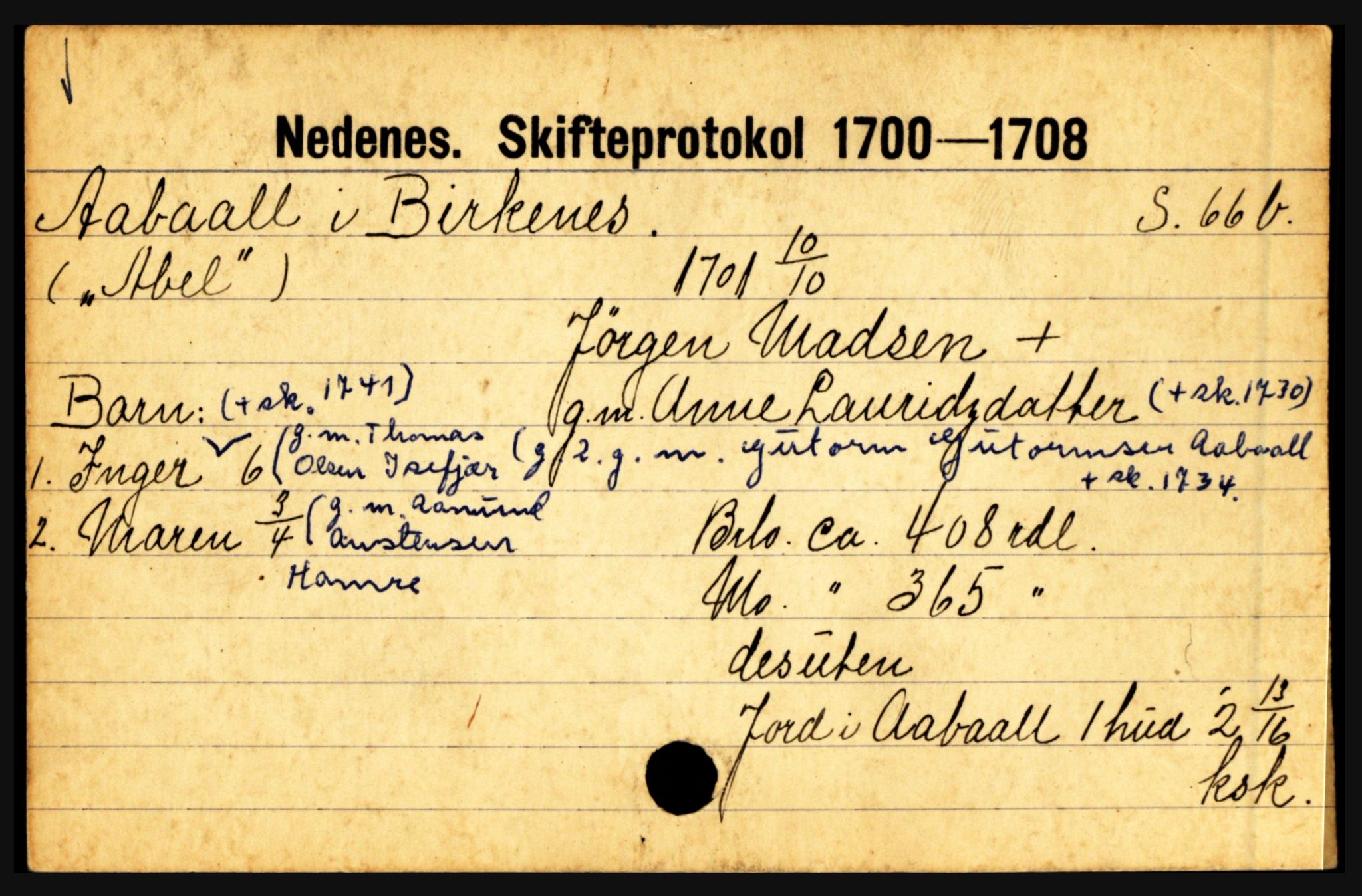 Nedenes sorenskriveri før 1824, AV/SAK-1221-0007/H, p. 34515