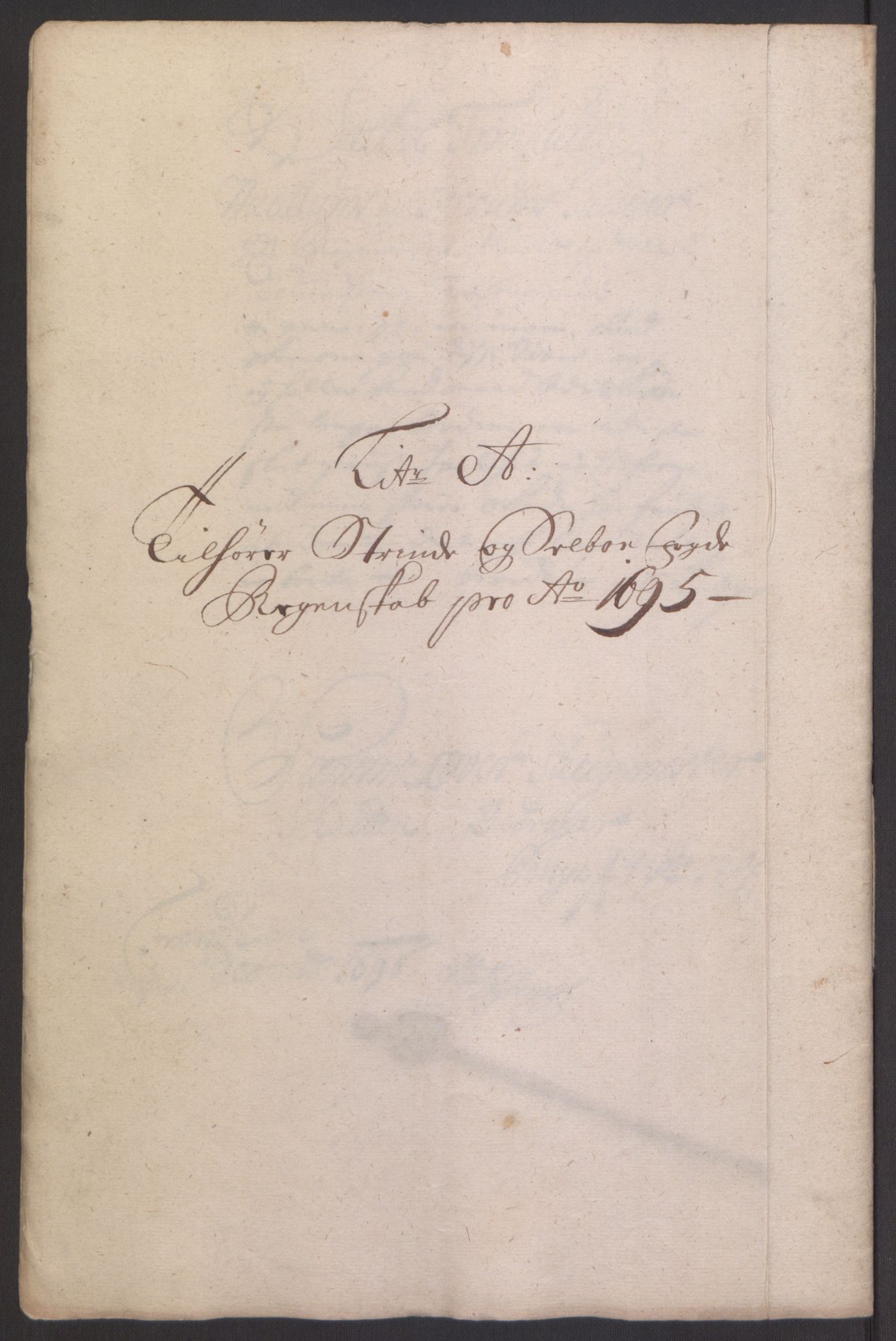 Rentekammeret inntil 1814, Reviderte regnskaper, Fogderegnskap, RA/EA-4092/R61/L4105: Fogderegnskap Strinda og Selbu, 1695, p. 26