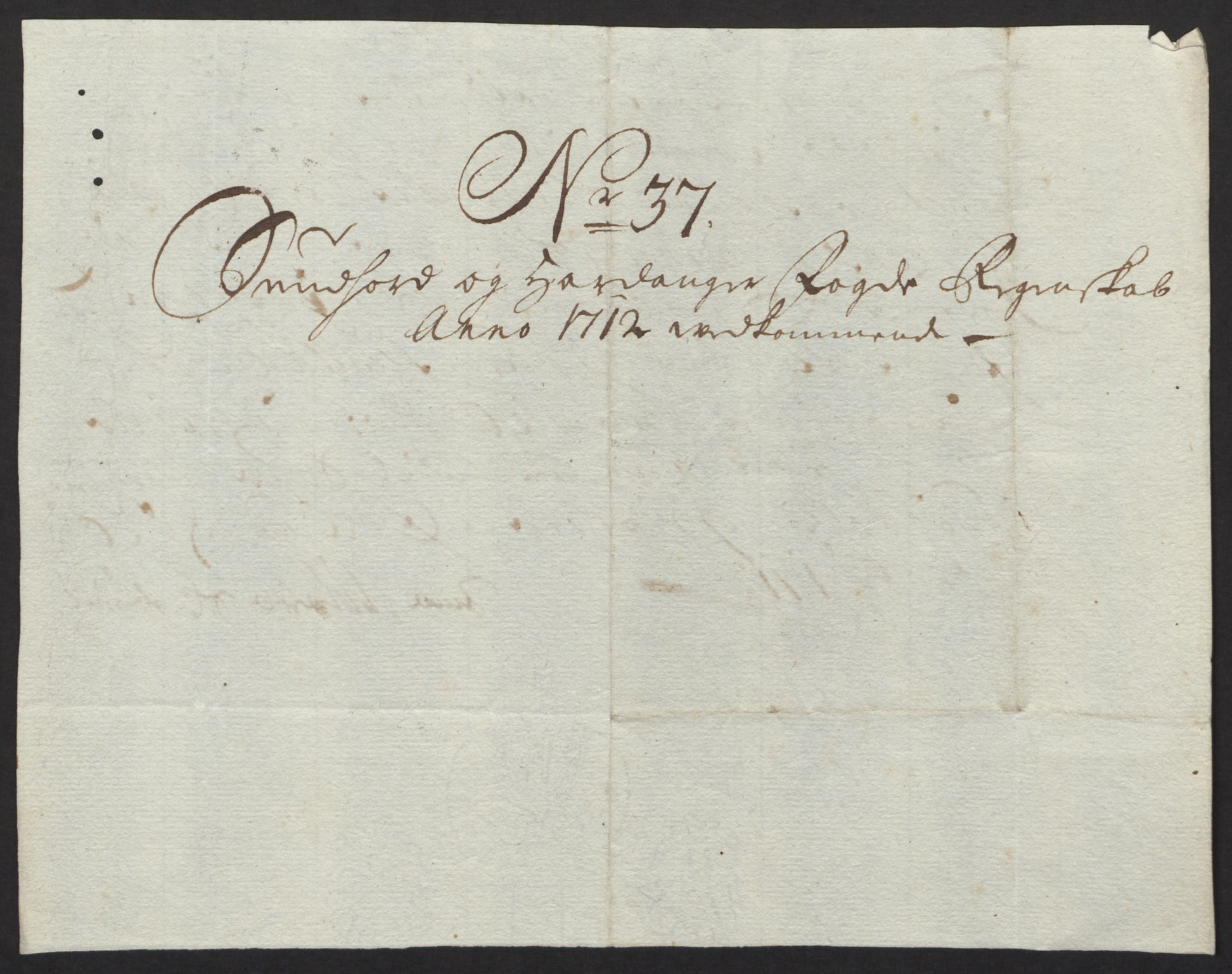 Rentekammeret inntil 1814, Reviderte regnskaper, Fogderegnskap, RA/EA-4092/R48/L2988: Fogderegnskap Sunnhordland og Hardanger, 1712, p. 316