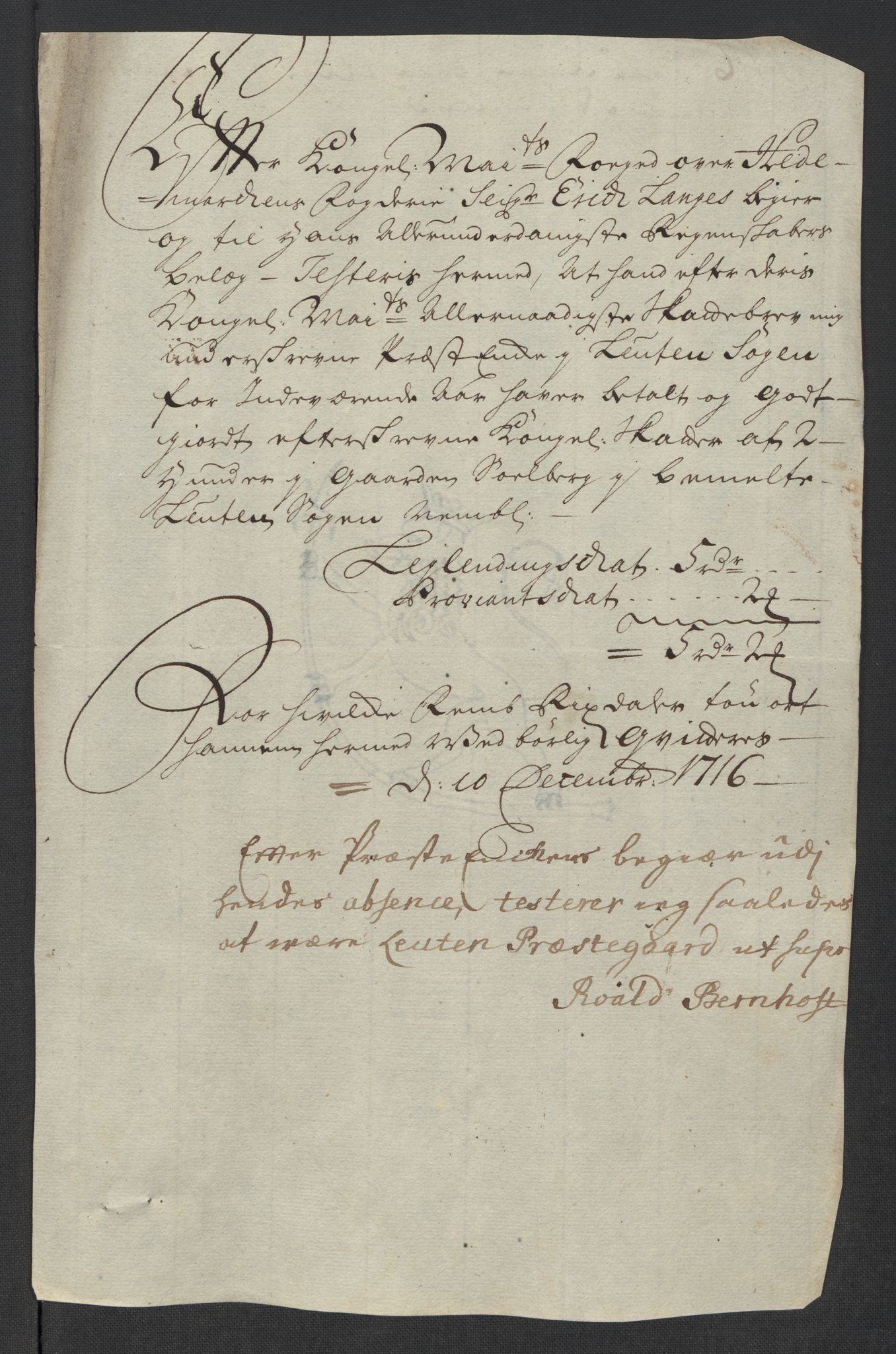 Rentekammeret inntil 1814, Reviderte regnskaper, Fogderegnskap, RA/EA-4092/R16/L1055: Fogderegnskap Hedmark, 1716, p. 303