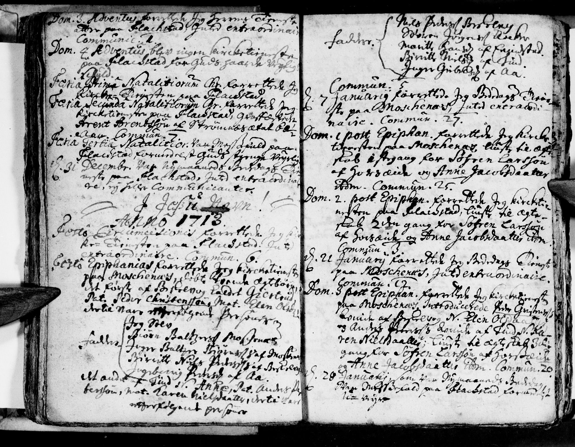 Ministerialprotokoller, klokkerbøker og fødselsregistre - Nordland, SAT/A-1459/881/L1162: Curate's parish register no. 881B01, 1704-1748