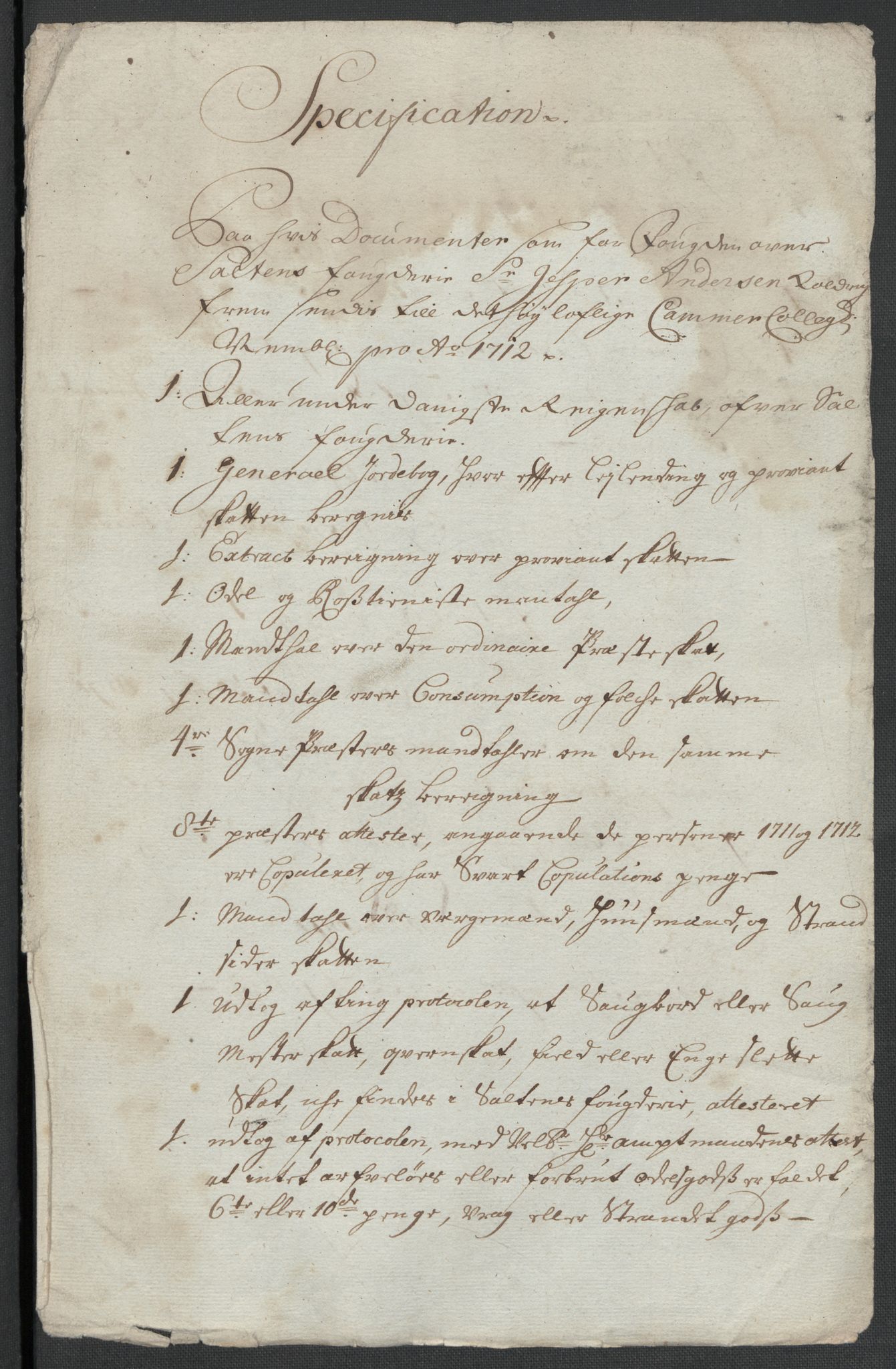 Rentekammeret inntil 1814, Reviderte regnskaper, Fogderegnskap, AV/RA-EA-4092/R66/L4582: Fogderegnskap Salten, 1711-1712, p. 298