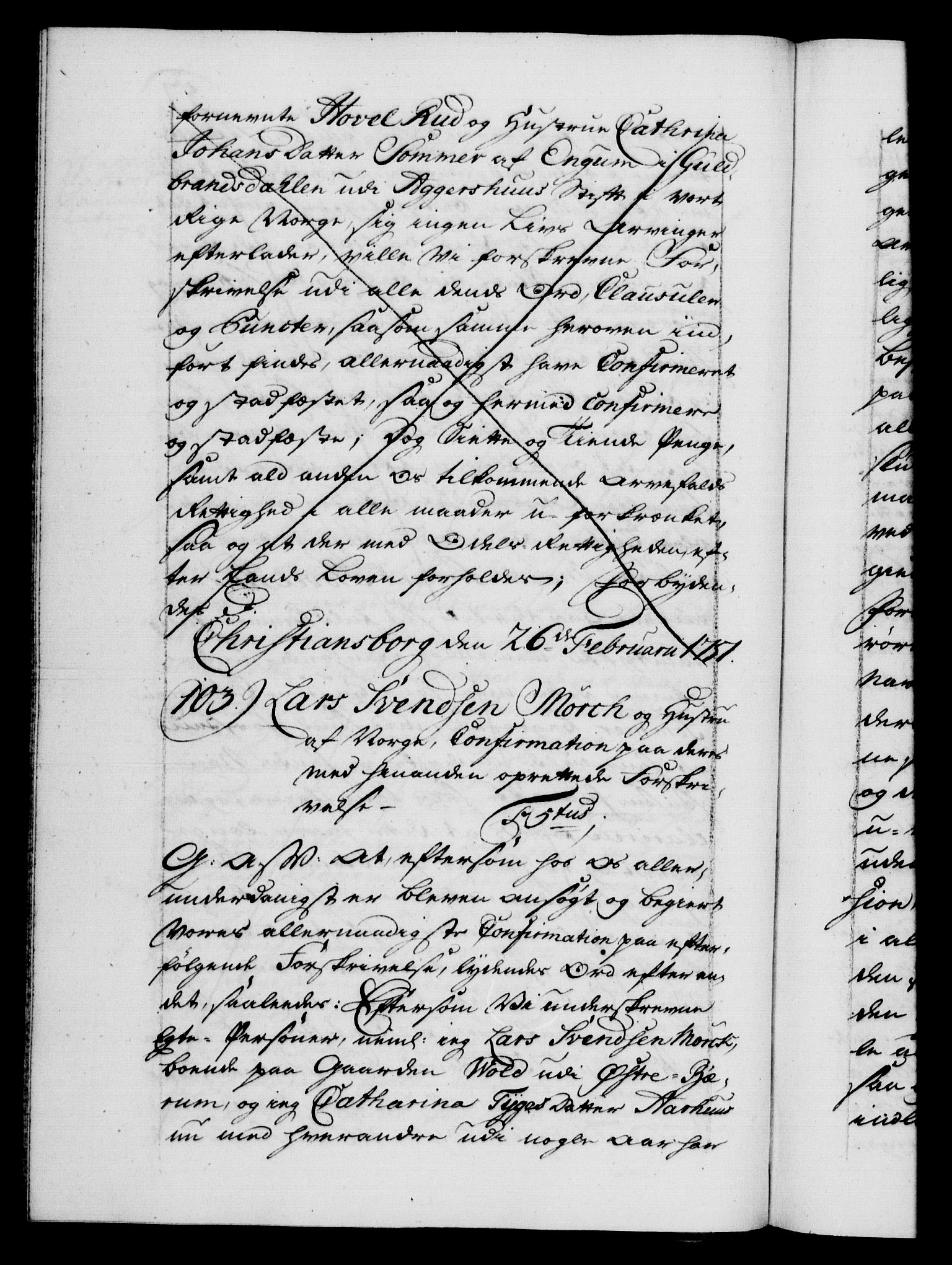 Danske Kanselli 1572-1799, RA/EA-3023/F/Fc/Fca/Fcaa/L0037: Norske registre, 1751-1752, p. 57b