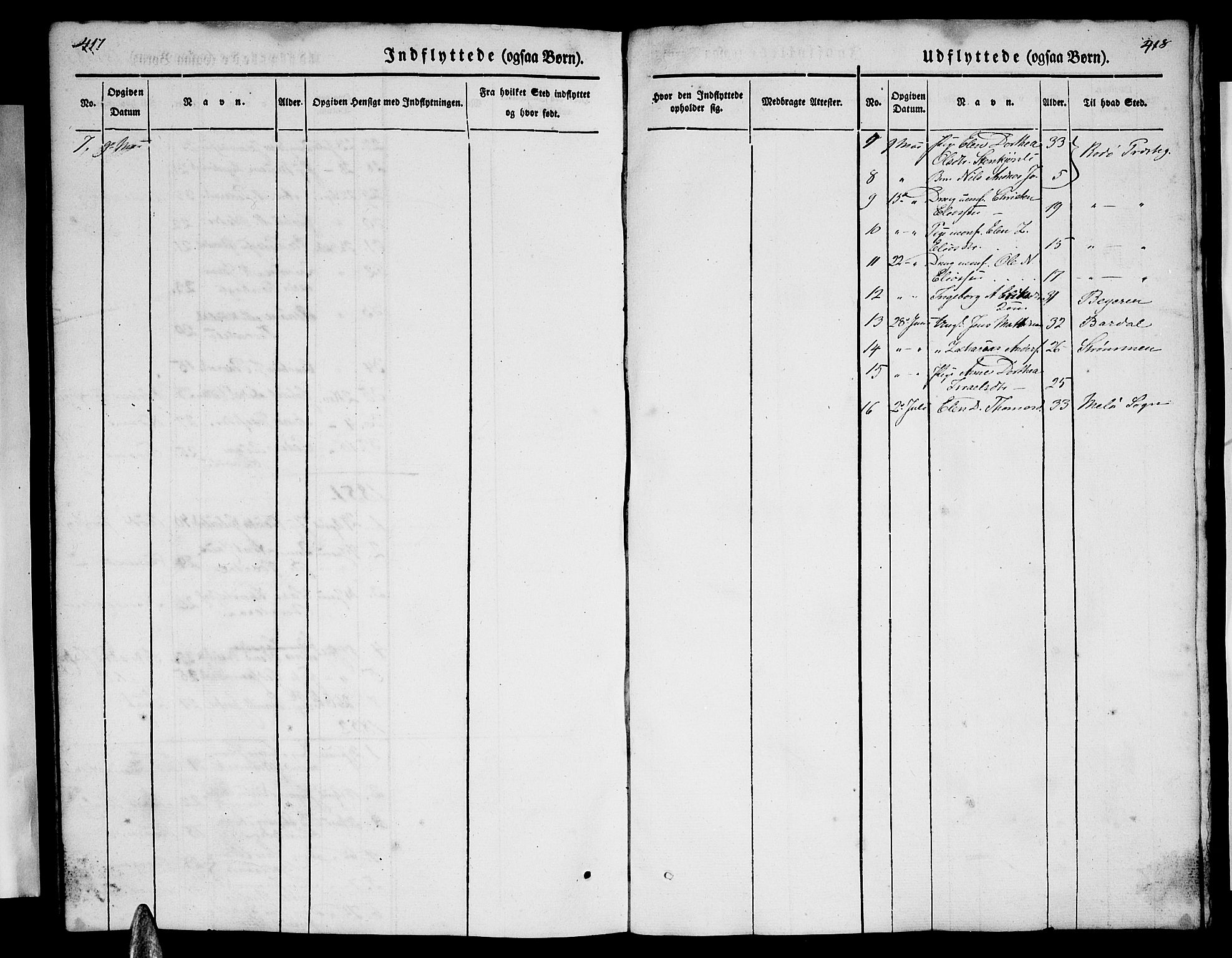Ministerialprotokoller, klokkerbøker og fødselsregistre - Nordland, SAT/A-1459/827/L0413: Parish register (copy) no. 827C02, 1842-1852, p. 417-418