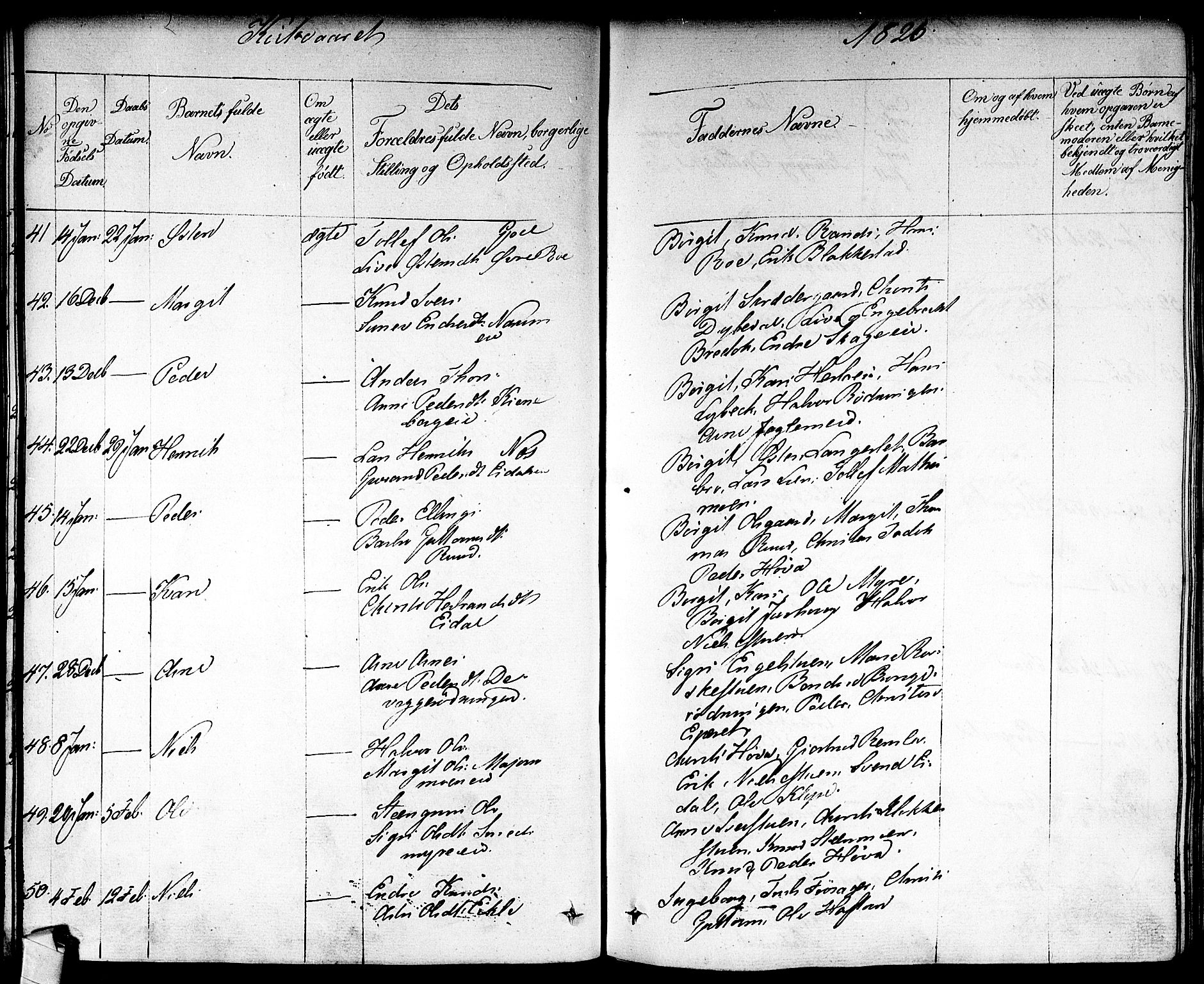Nes kirkebøker, SAKO/A-236/F/Fa/L0008: Parish register (official) no. 8, 1824-1834, p. 100-101