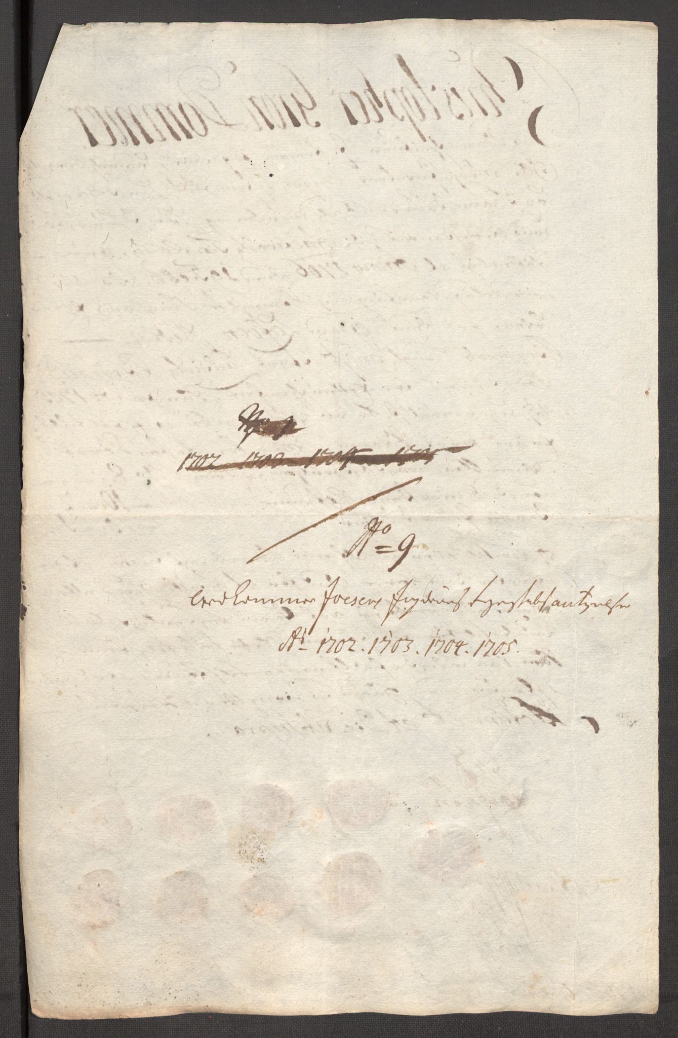 Rentekammeret inntil 1814, Reviderte regnskaper, Fogderegnskap, AV/RA-EA-4092/R57/L3856: Fogderegnskap Fosen, 1704-1705, p. 407