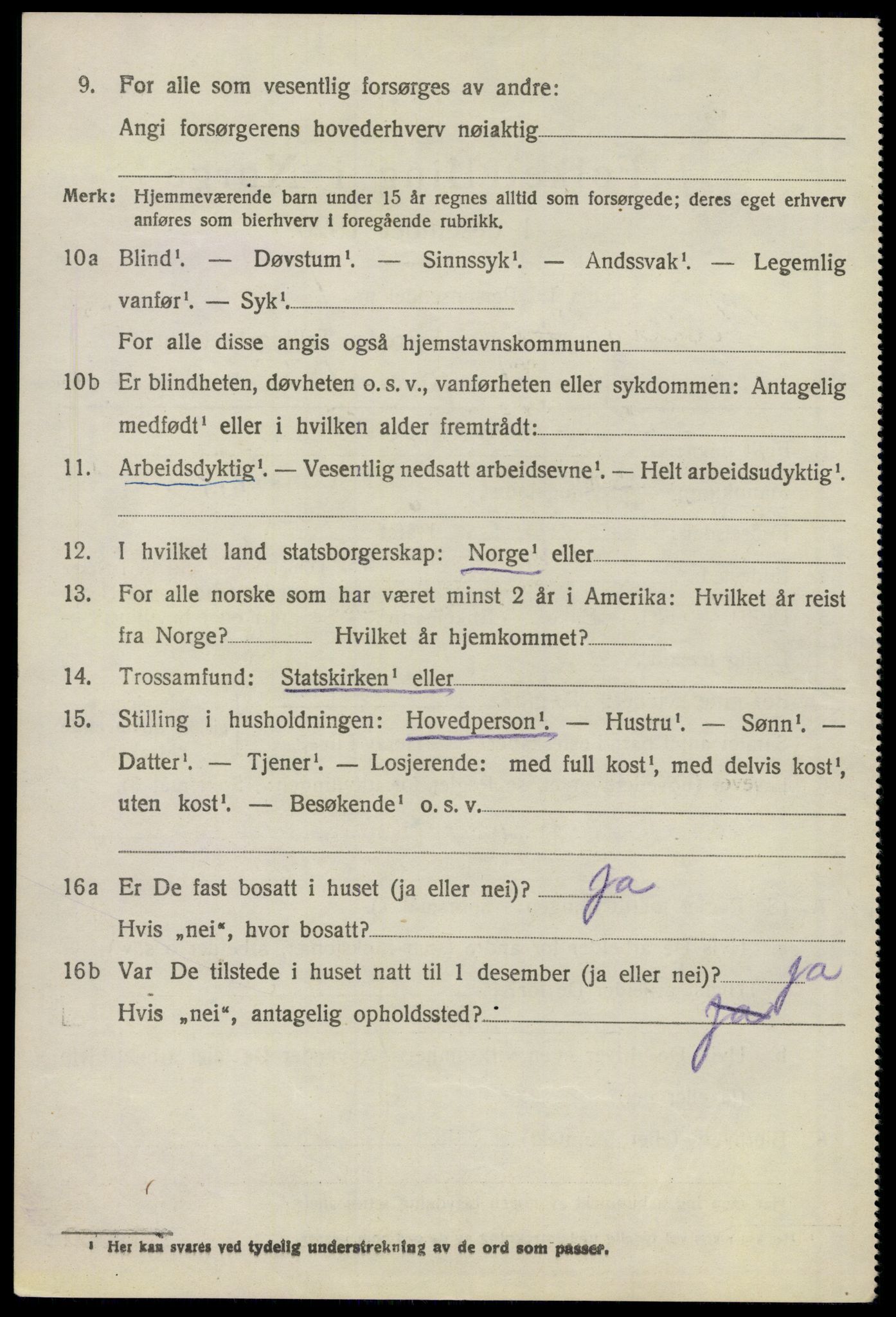 SAO, 1920 census for Ullensaker, 1920, p. 12874