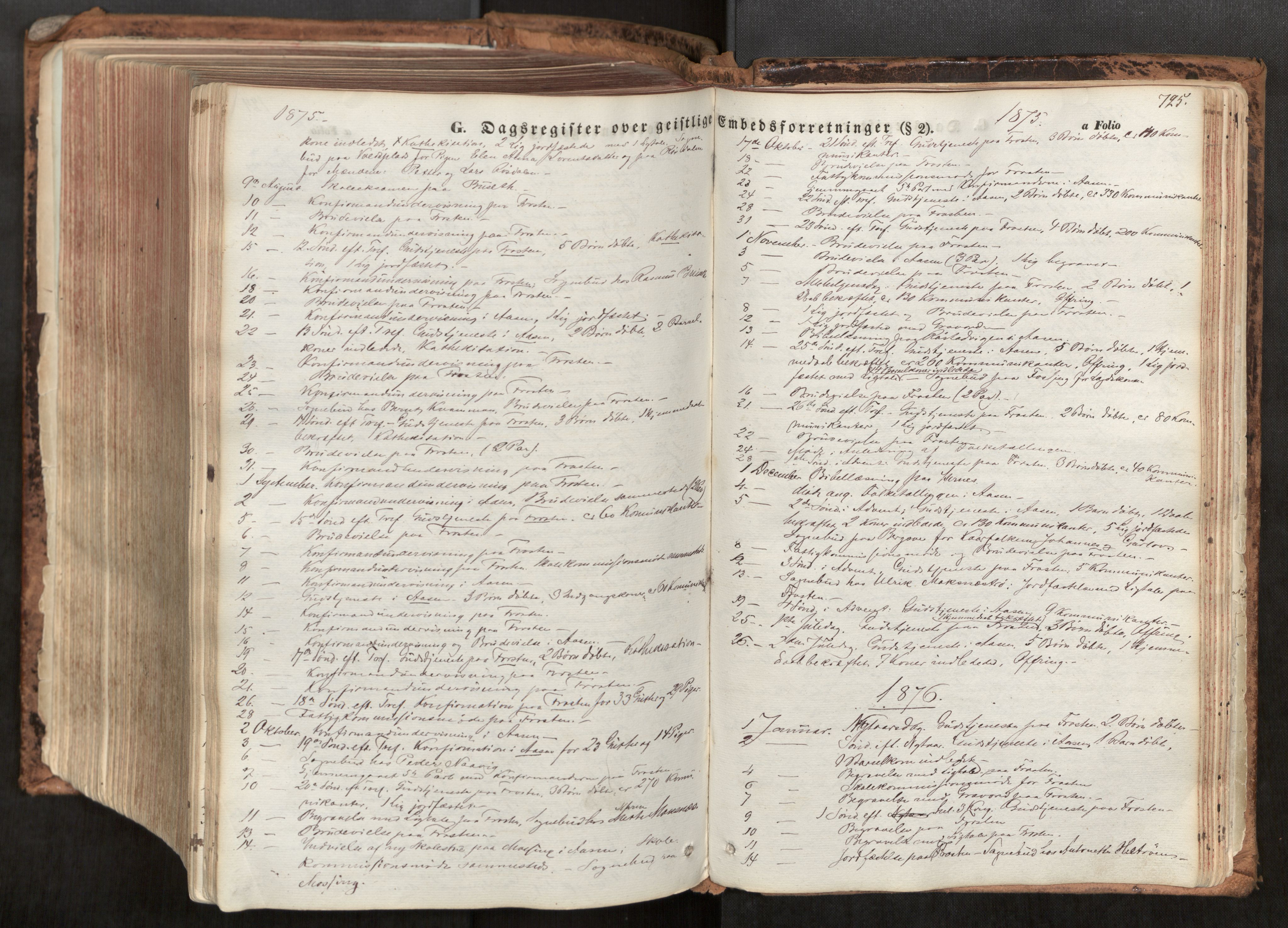 Ministerialprotokoller, klokkerbøker og fødselsregistre - Nord-Trøndelag, SAT/A-1458/713/L0116: Parish register (official) no. 713A07, 1850-1877, p. 725