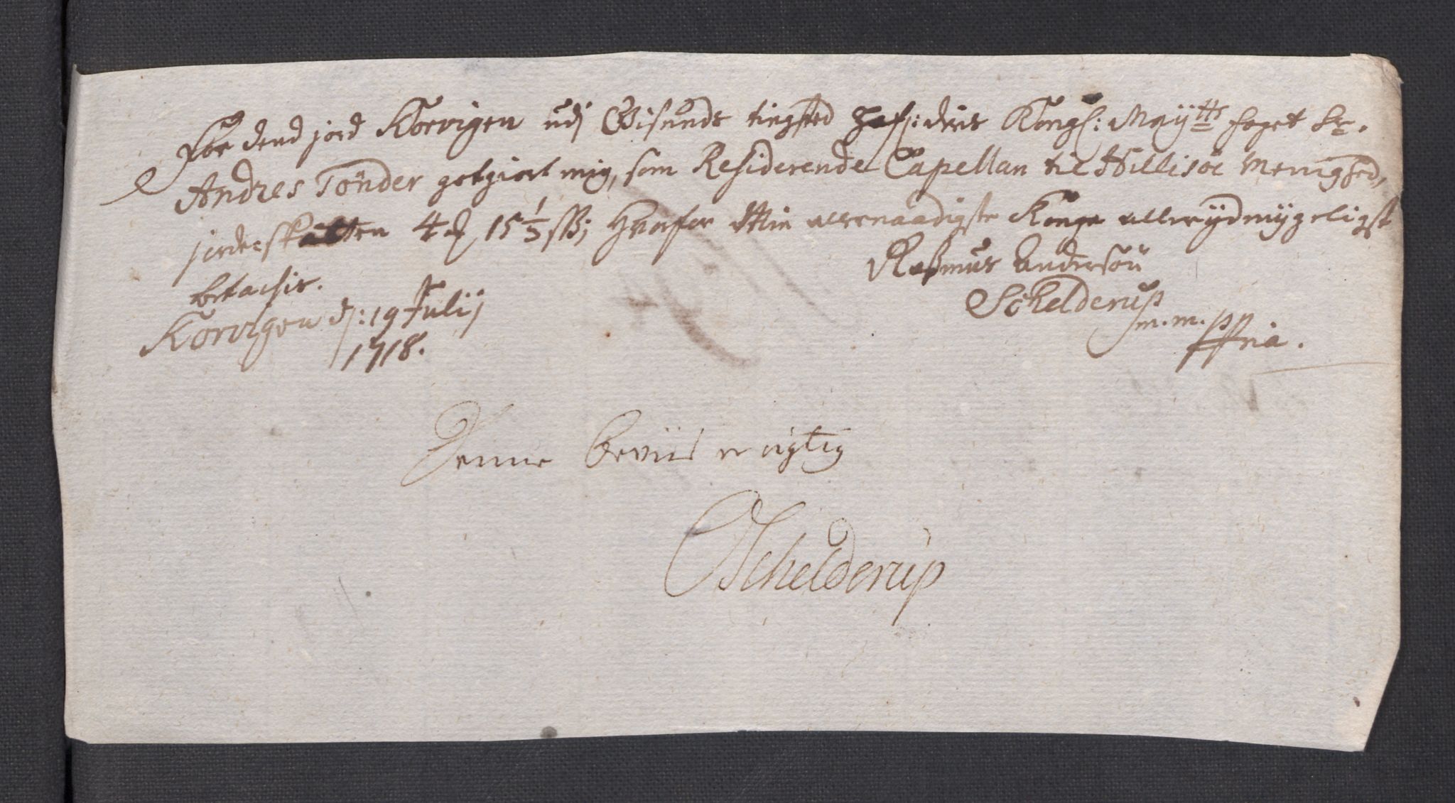 Rentekammeret inntil 1814, Reviderte regnskaper, Fogderegnskap, AV/RA-EA-4092/R68/L4764: Fogderegnskap Senja og Troms, 1718, p. 402