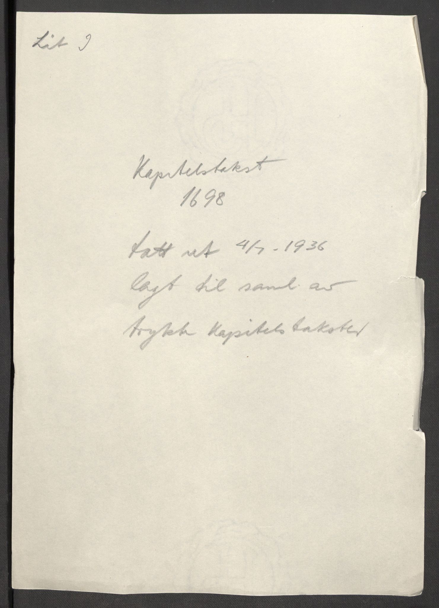 Rentekammeret inntil 1814, Reviderte regnskaper, Fogderegnskap, AV/RA-EA-4092/R52/L3310: Fogderegnskap Sogn, 1698-1699, p. 220