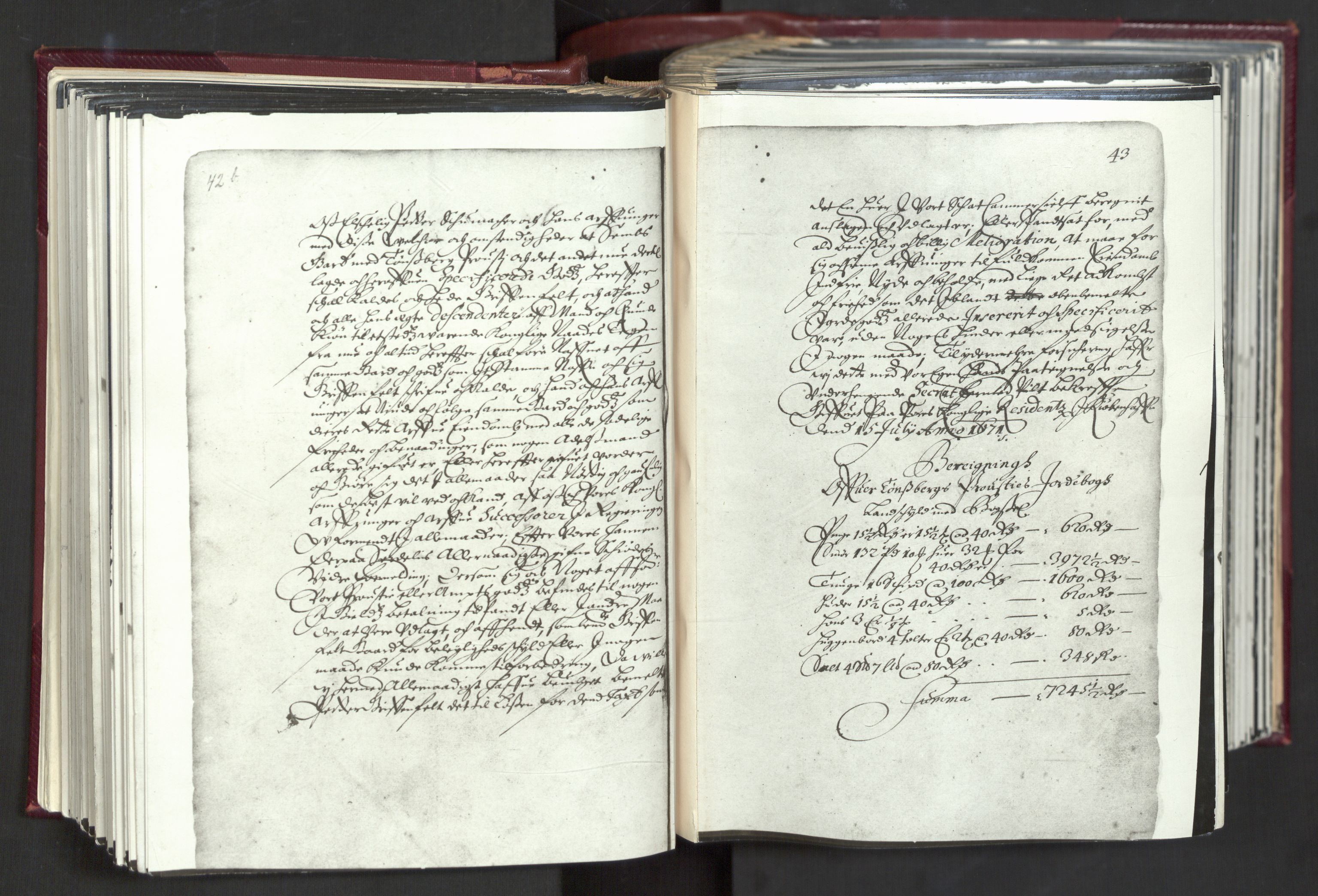 Rentekammeret, Kammerkanselliet, RA/EA-3111/G/Gg/Ggj/Ggjf/L0001: Skjøtebok over kongelig avhendet jordegods i Norge Q, 1670-1680, p. 55