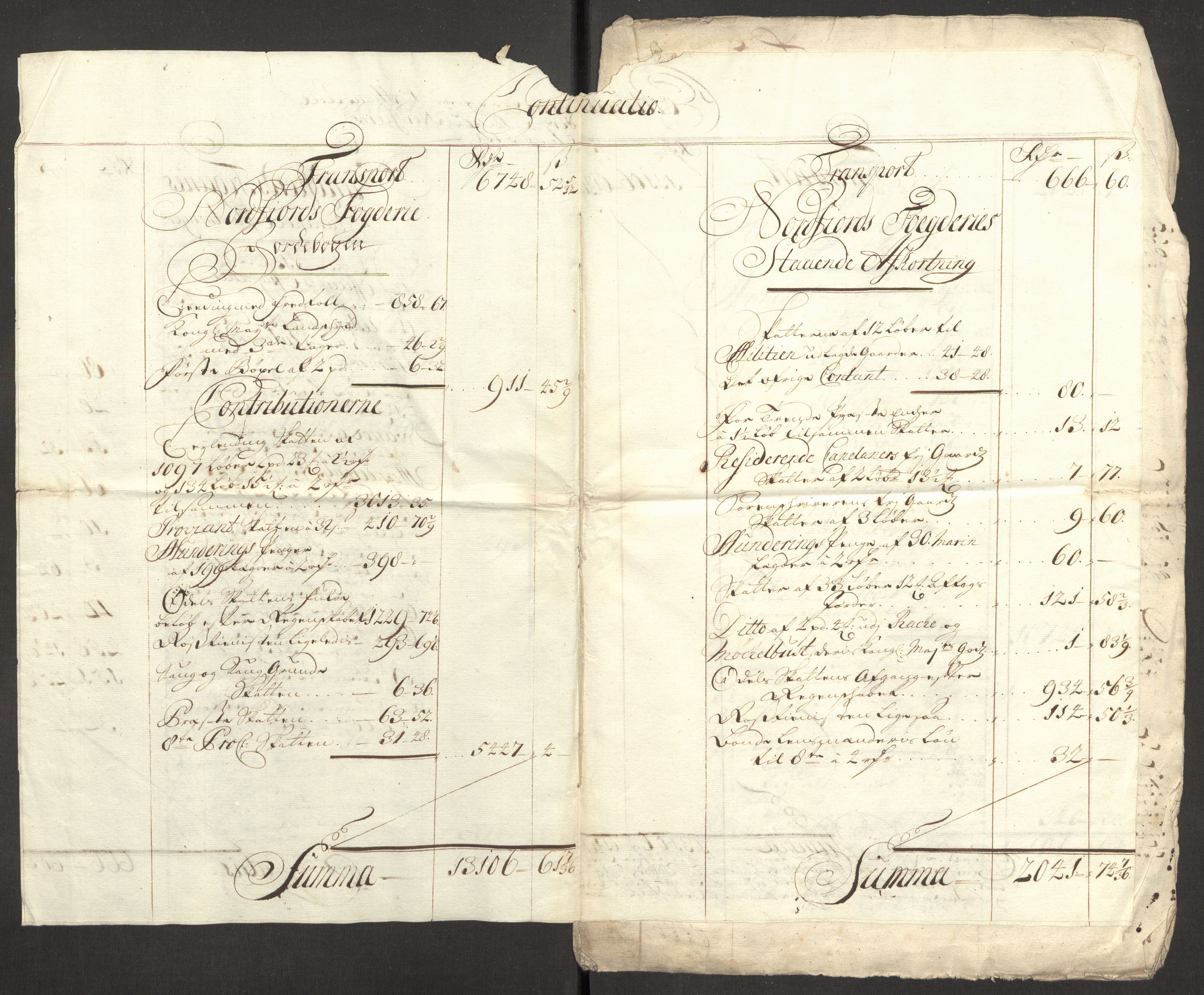 Rentekammeret inntil 1814, Reviderte regnskaper, Fogderegnskap, RA/EA-4092/R53/L3433: Fogderegnskap Sunn- og Nordfjord, 1710-1711, p. 13