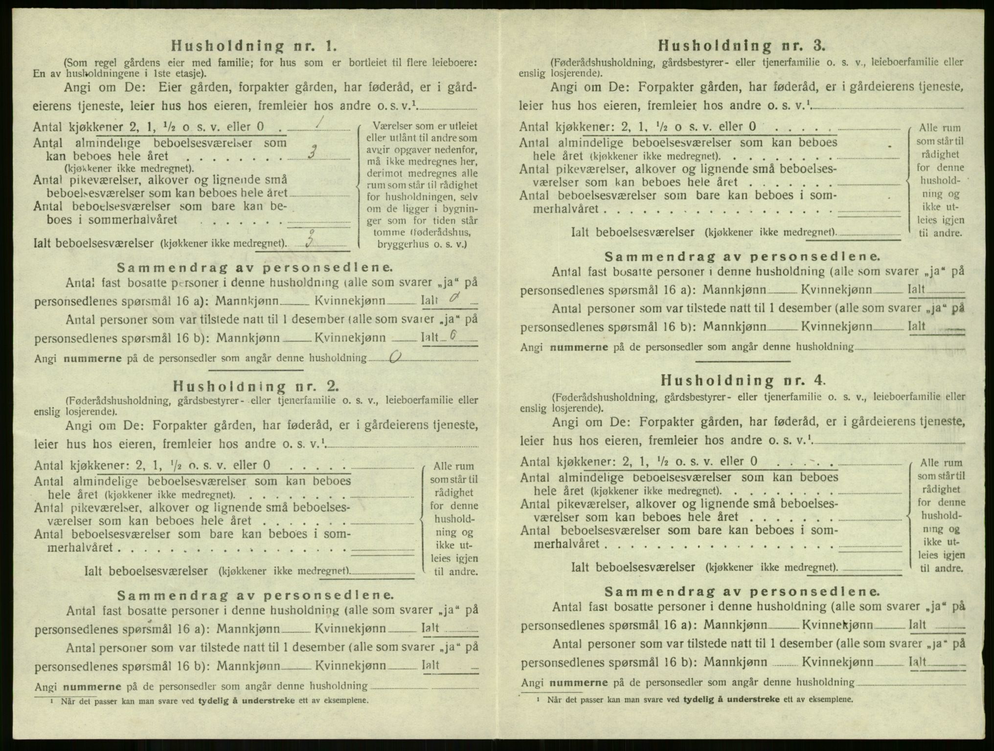 SAKO, 1920 census for Stokke, 1920, p. 1663