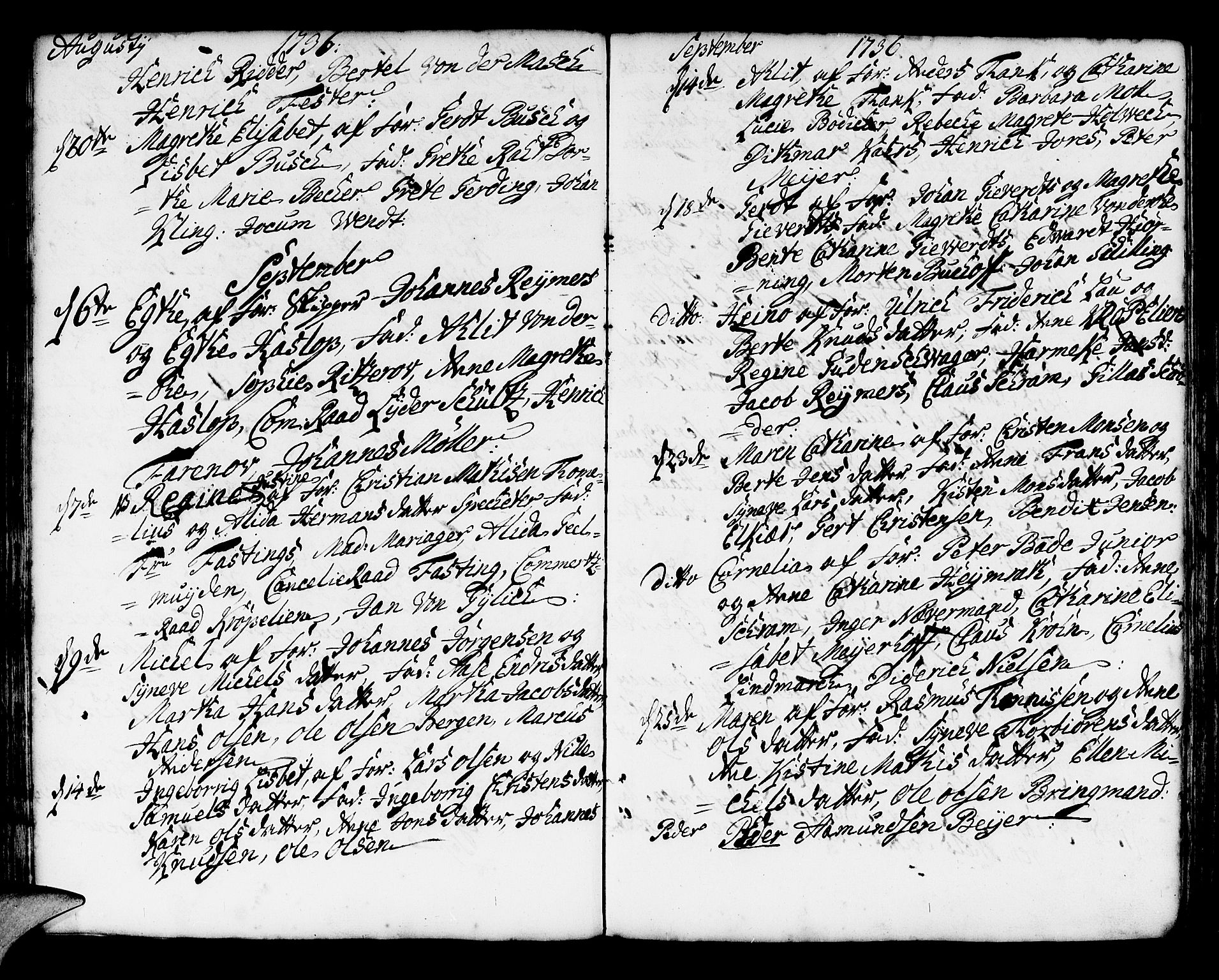 Korskirken sokneprestembete, SAB/A-76101/H/Haa/L0004: Parish register (official) no. A 4, 1720-1750, p. 169
