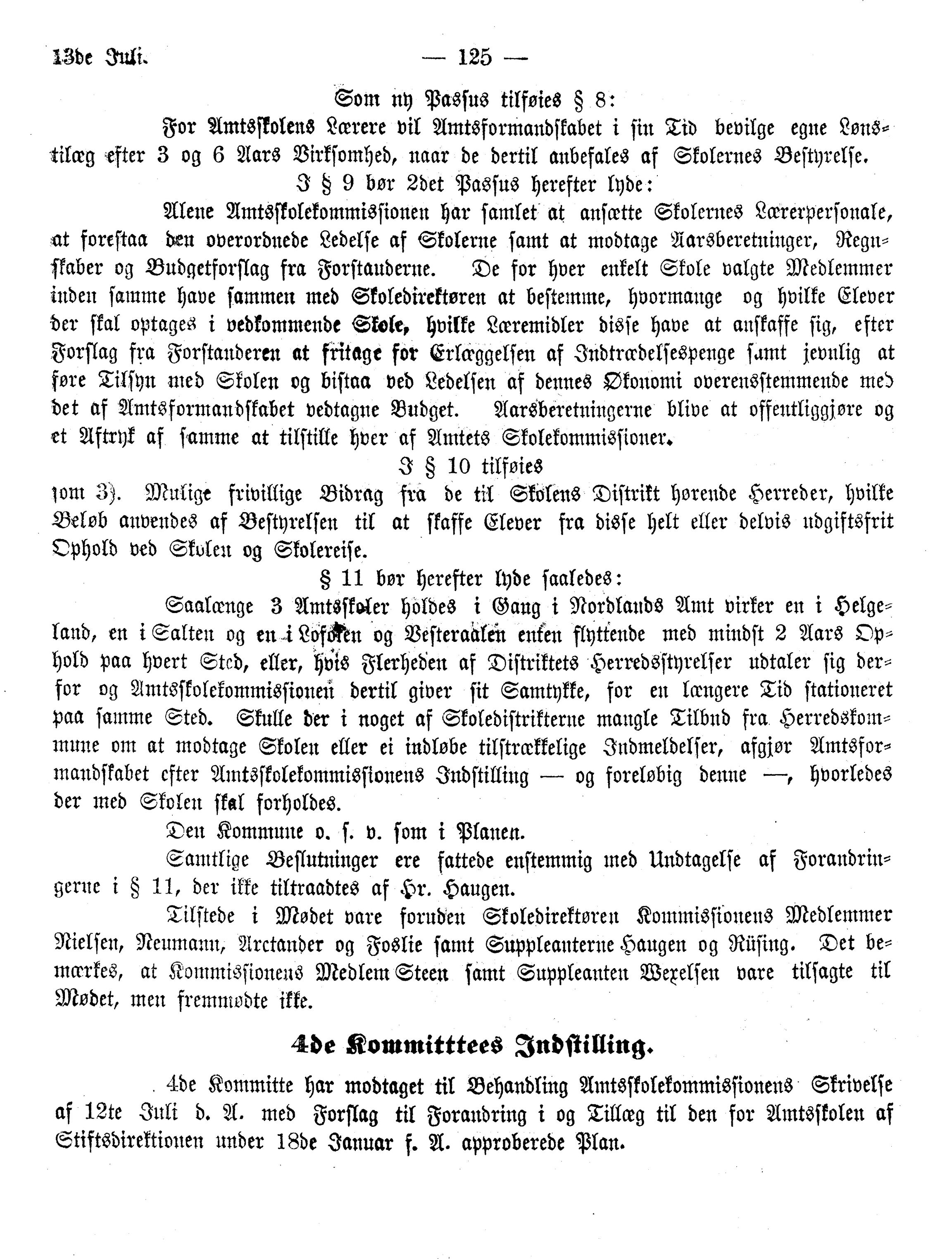 Nordland Fylkeskommune. Fylkestinget, AIN/NFK-17/176/A/Ac/L0010: Fylkestingsforhandlinger 1874-1880, 1874-1880