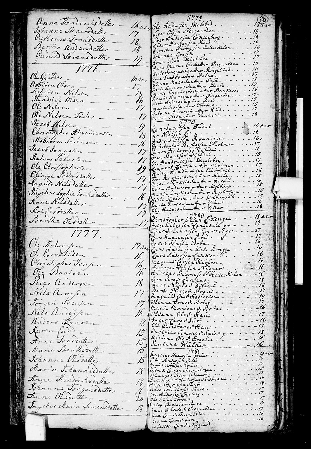 Hvaler prestekontor Kirkebøker, SAO/A-2001/F/Fa/L0003: Parish register (official) no. I 3, 1758-1796, p. 70
