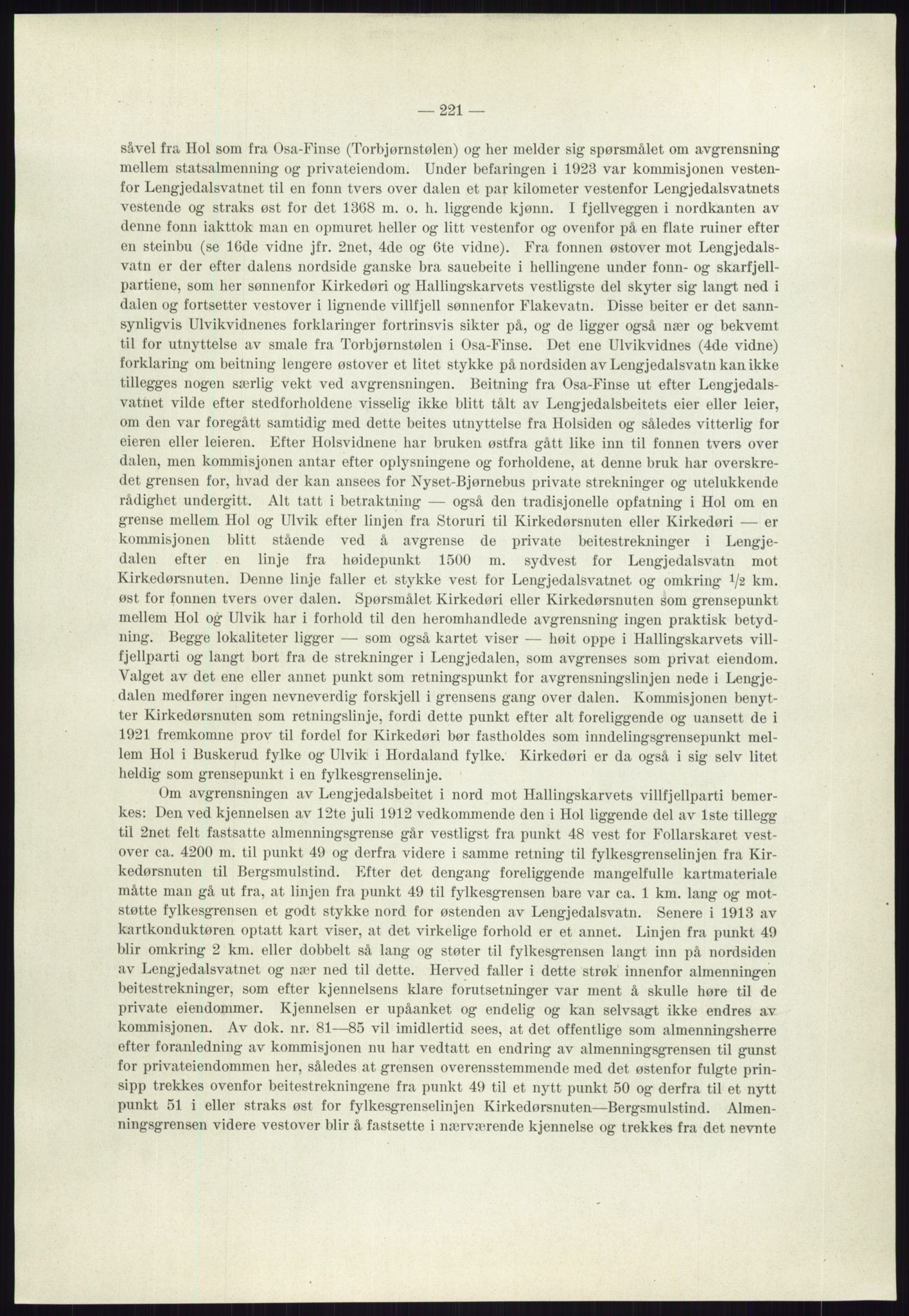 Høyfjellskommisjonen, AV/RA-S-1546/X/Xa/L0001: Nr. 1-33, 1909-1953, p. 827