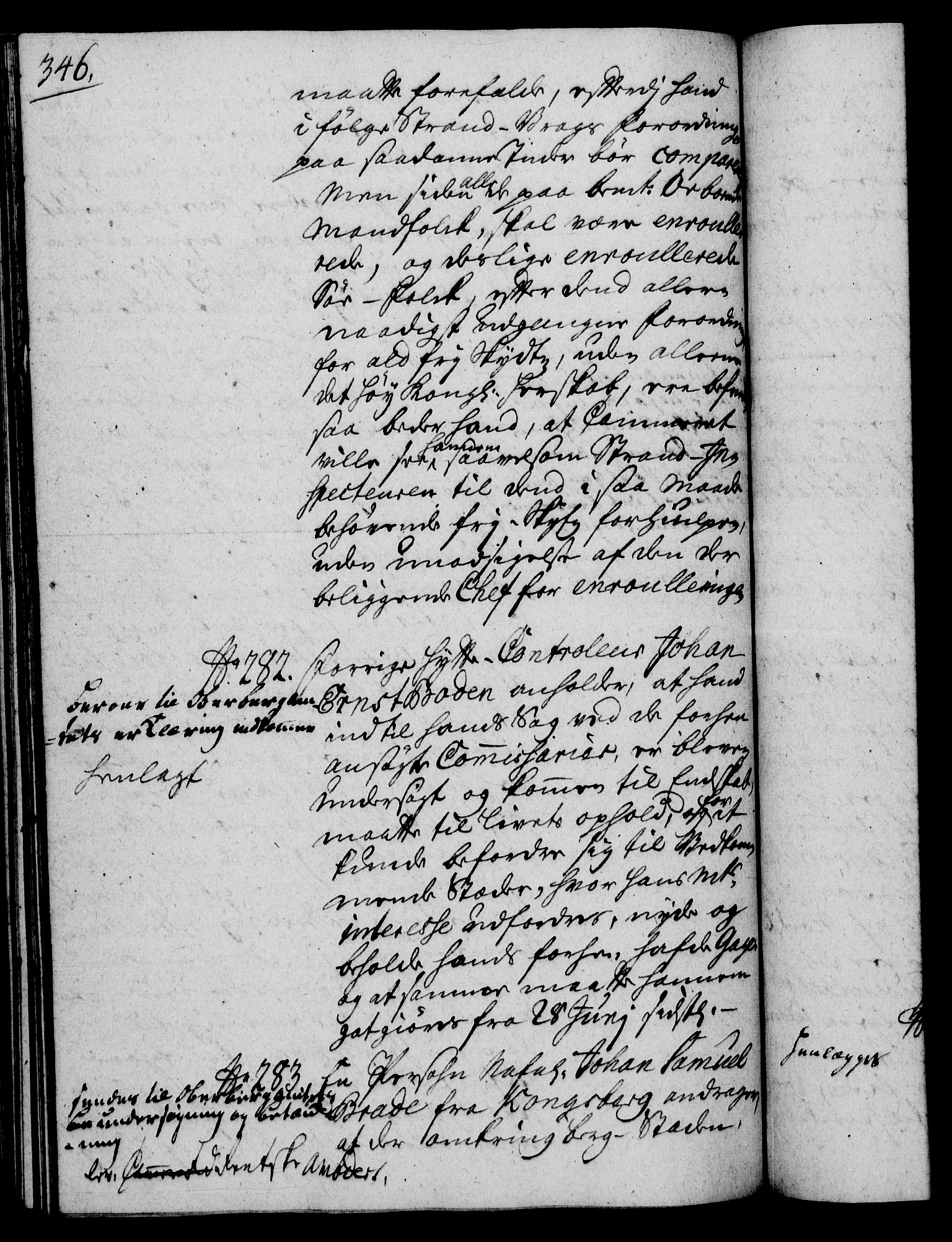 Rentekammeret, Kammerkanselliet, RA/EA-3111/G/Gh/Gha/L0023: Norsk ekstraktmemorialprotokoll (merket RK 53.68), 1741-1742, p. 346