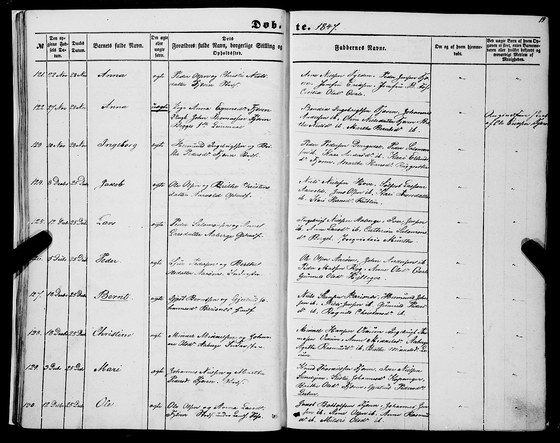 Sogndal sokneprestembete, SAB/A-81301/H/Haa/Haaa/L0012I: Parish register (official) no. A 12I, 1847-1859, p. 14