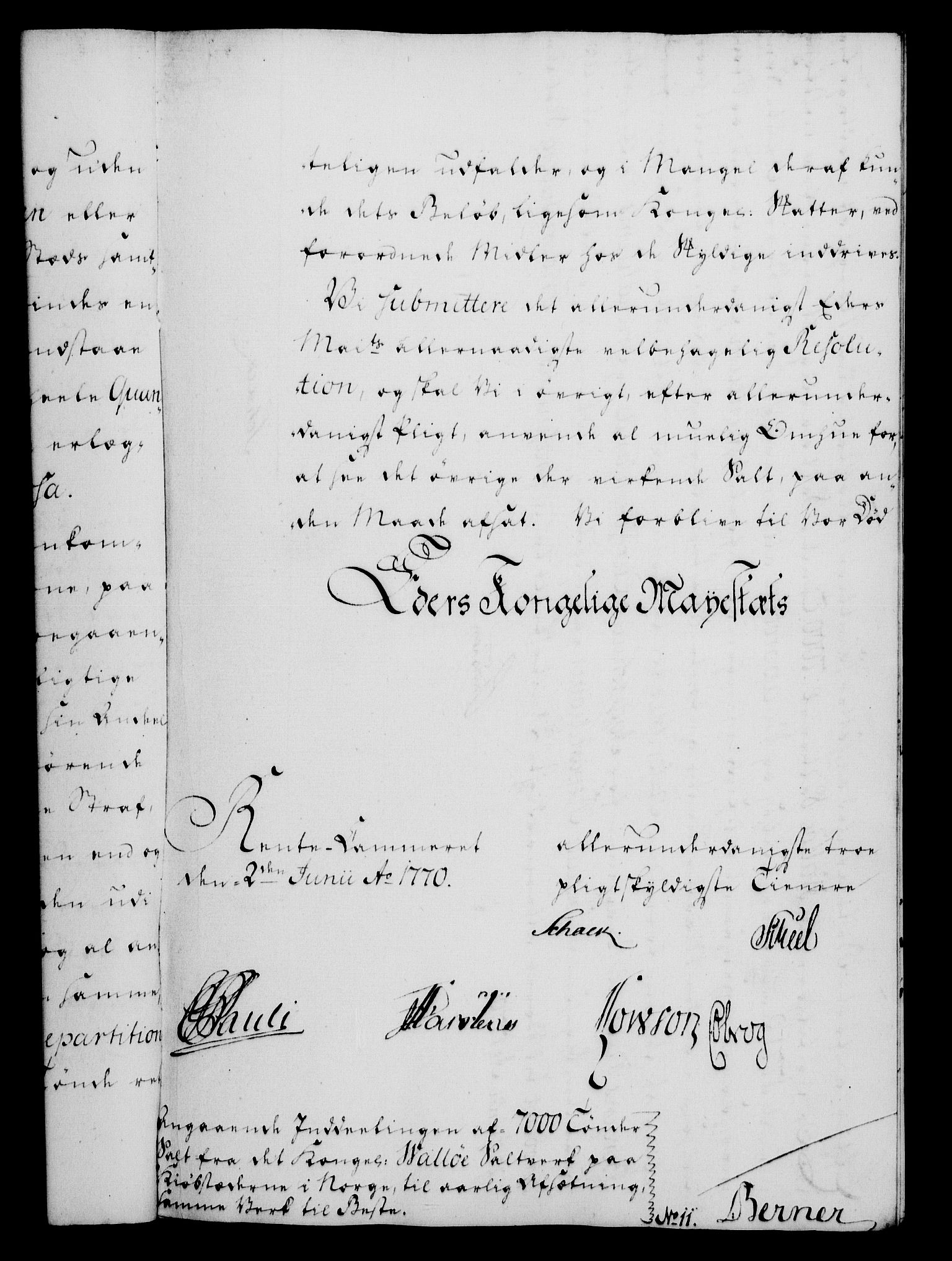 Rentekammeret, Kammerkanselliet, RA/EA-3111/G/Gf/Gfa/L0052: Norsk relasjons- og resolusjonsprotokoll (merket RK 52.52), 1770, p. 212