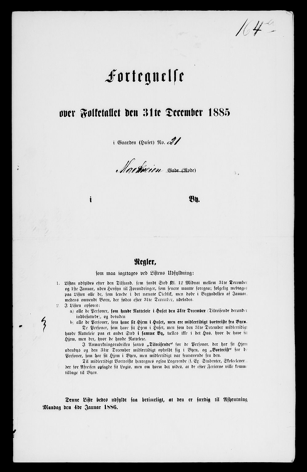 RA, 1885 census for 0301 Kristiania, 1885, p. 11631